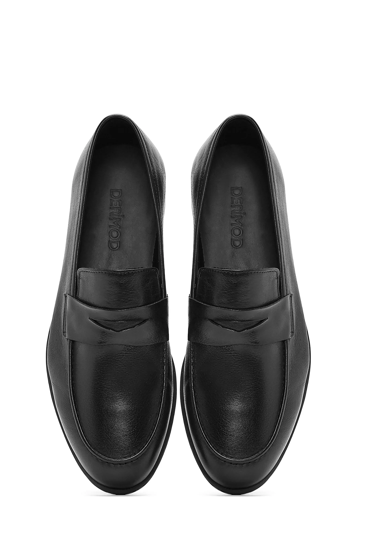 Erkek Siyah Deri Loafer - Image 4