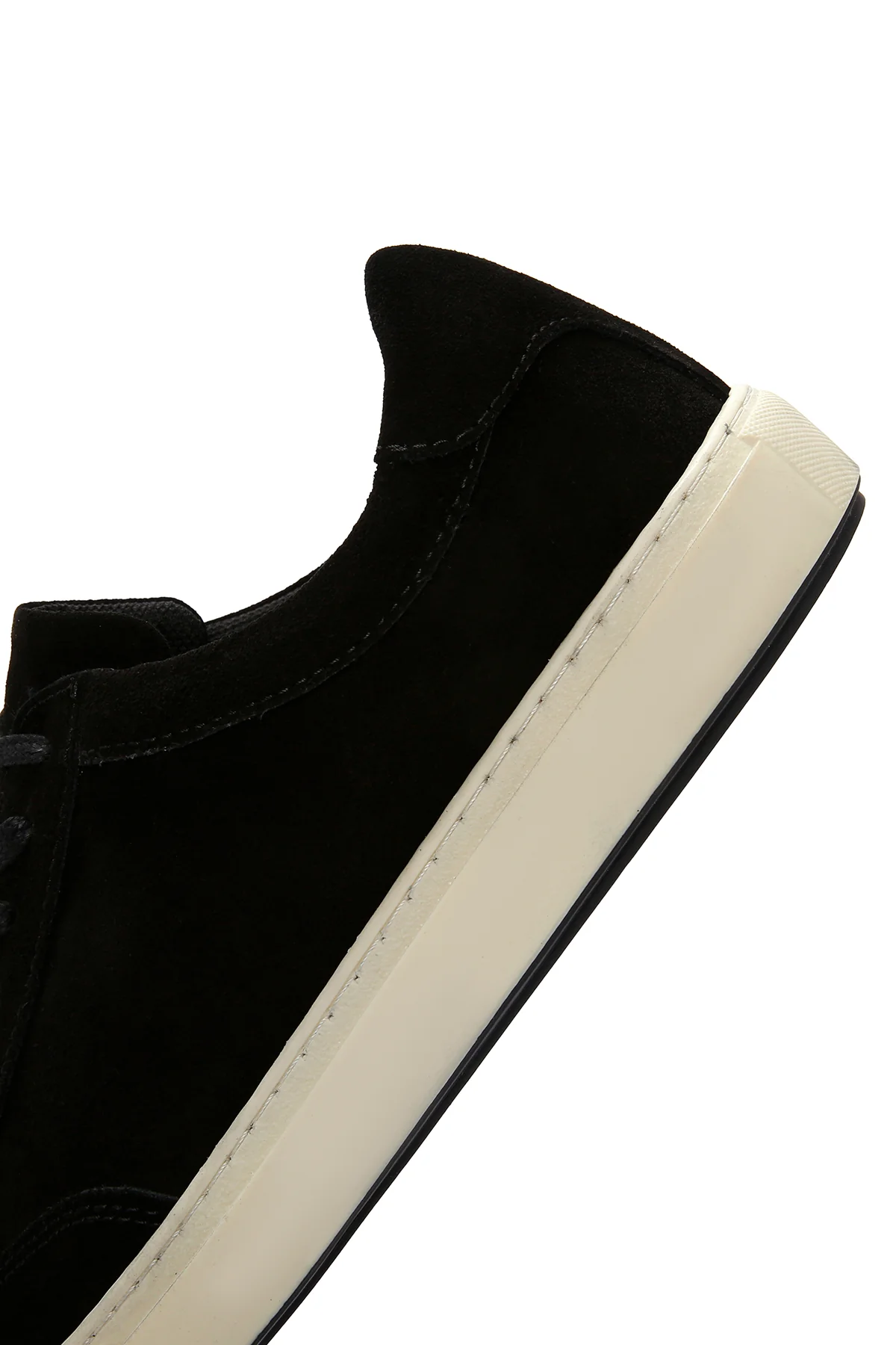 Erkek Siyah Süet Deri Sneaker - Image 7