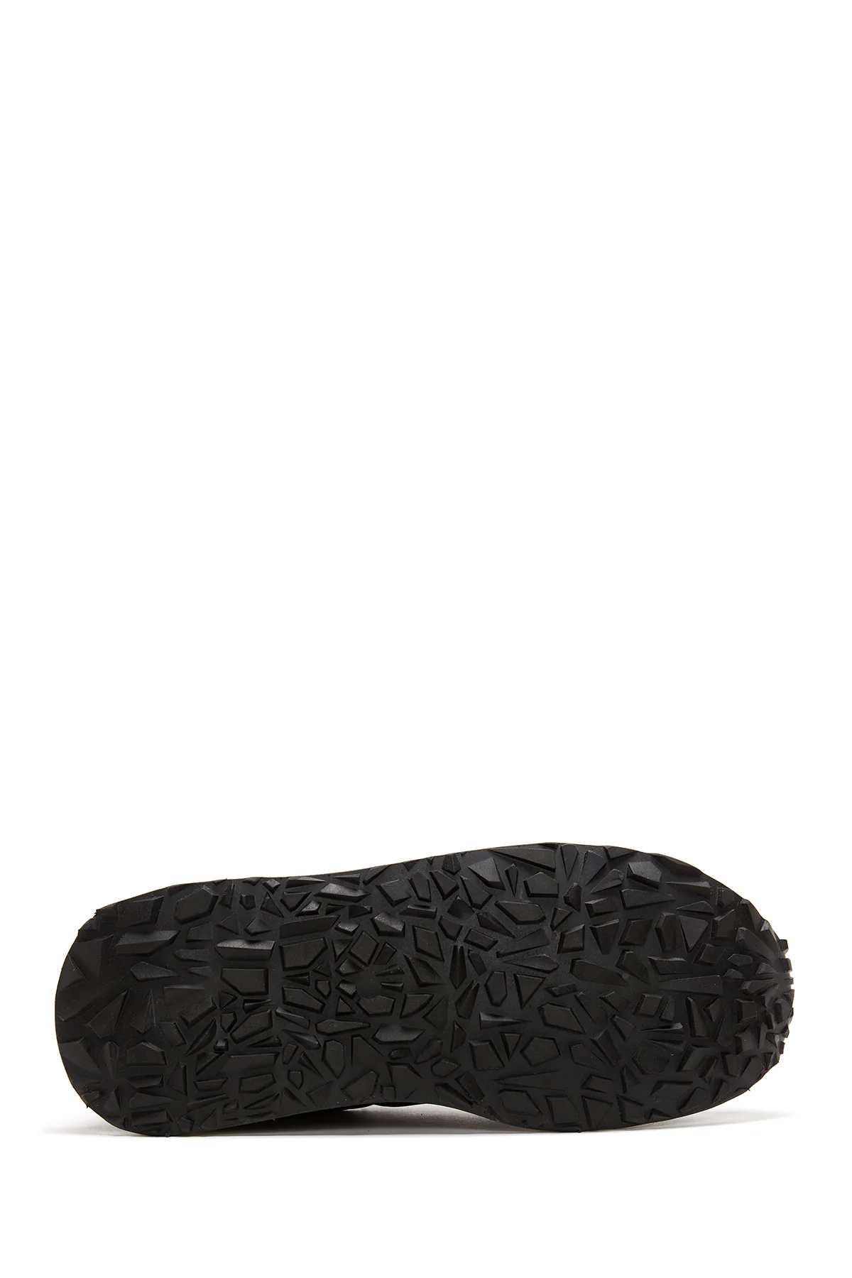 Erkek Siyah Süet Detaylı Sneaker - Image 4