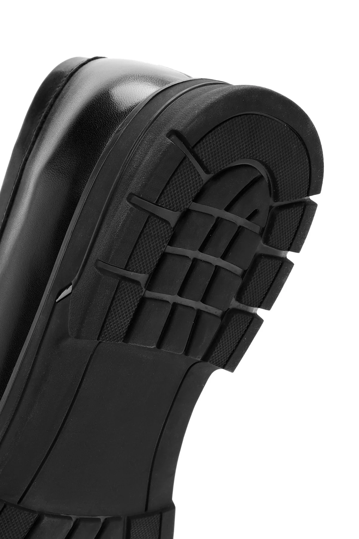 Erkek Siyah Tokalı Deri Casual Loafer - Image 8