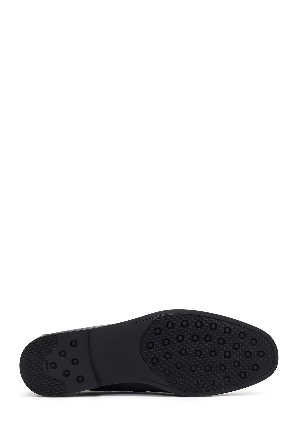 Erkek Siyah Tokalı Deri Casual Loafer - Image 5