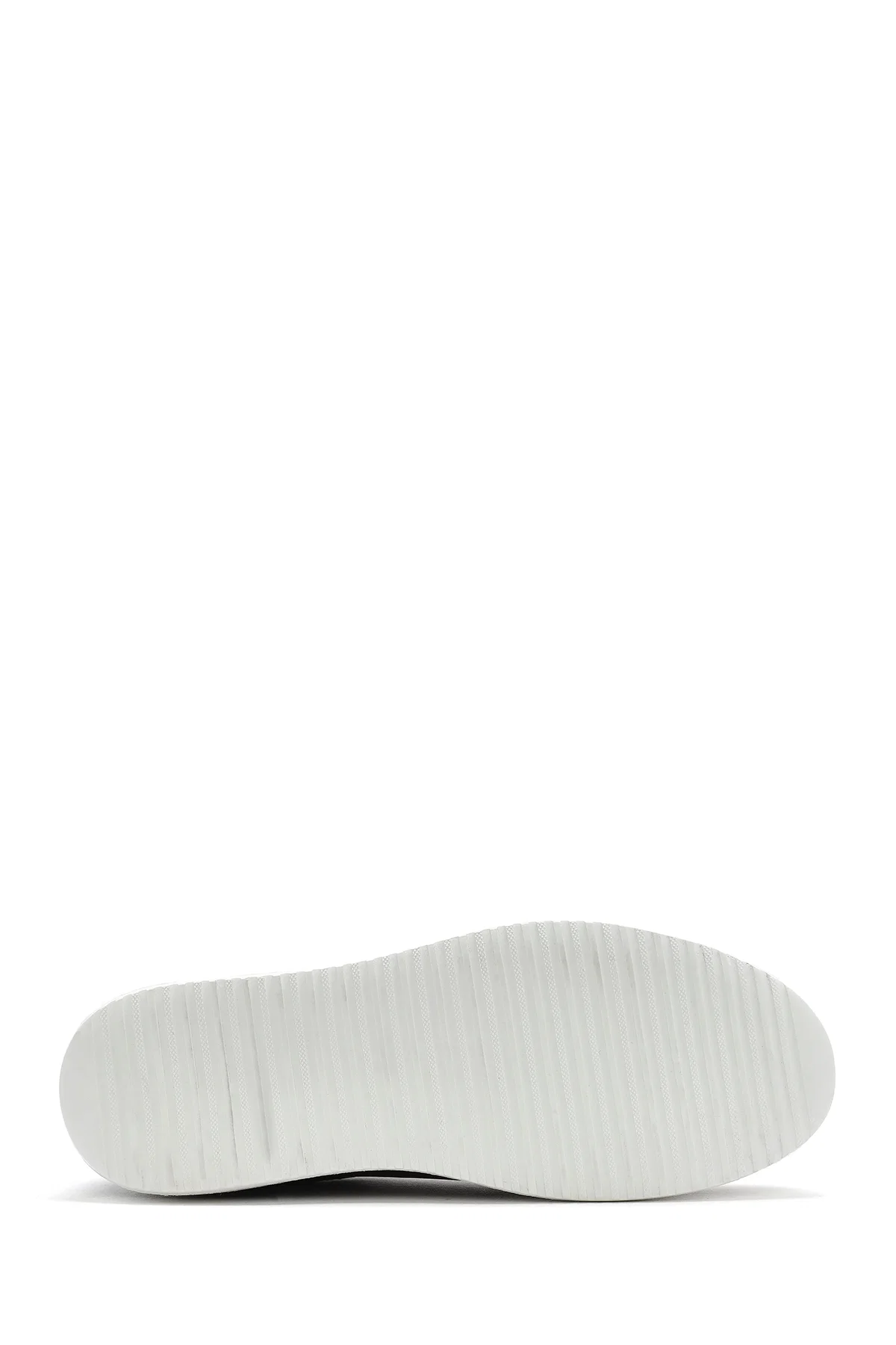 Erkek Taba Bağcıklı Deri Sneaker - Image 4