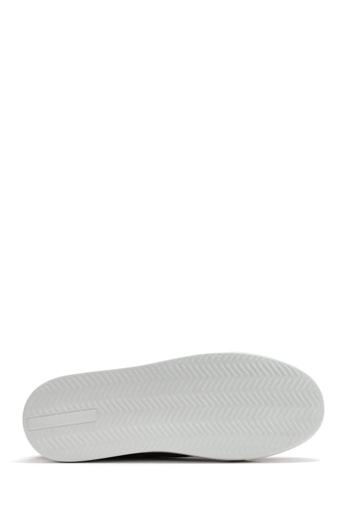 Erkek Taba Bağcıklı Kalın Tabanlı Deri Sneaker - Image 4