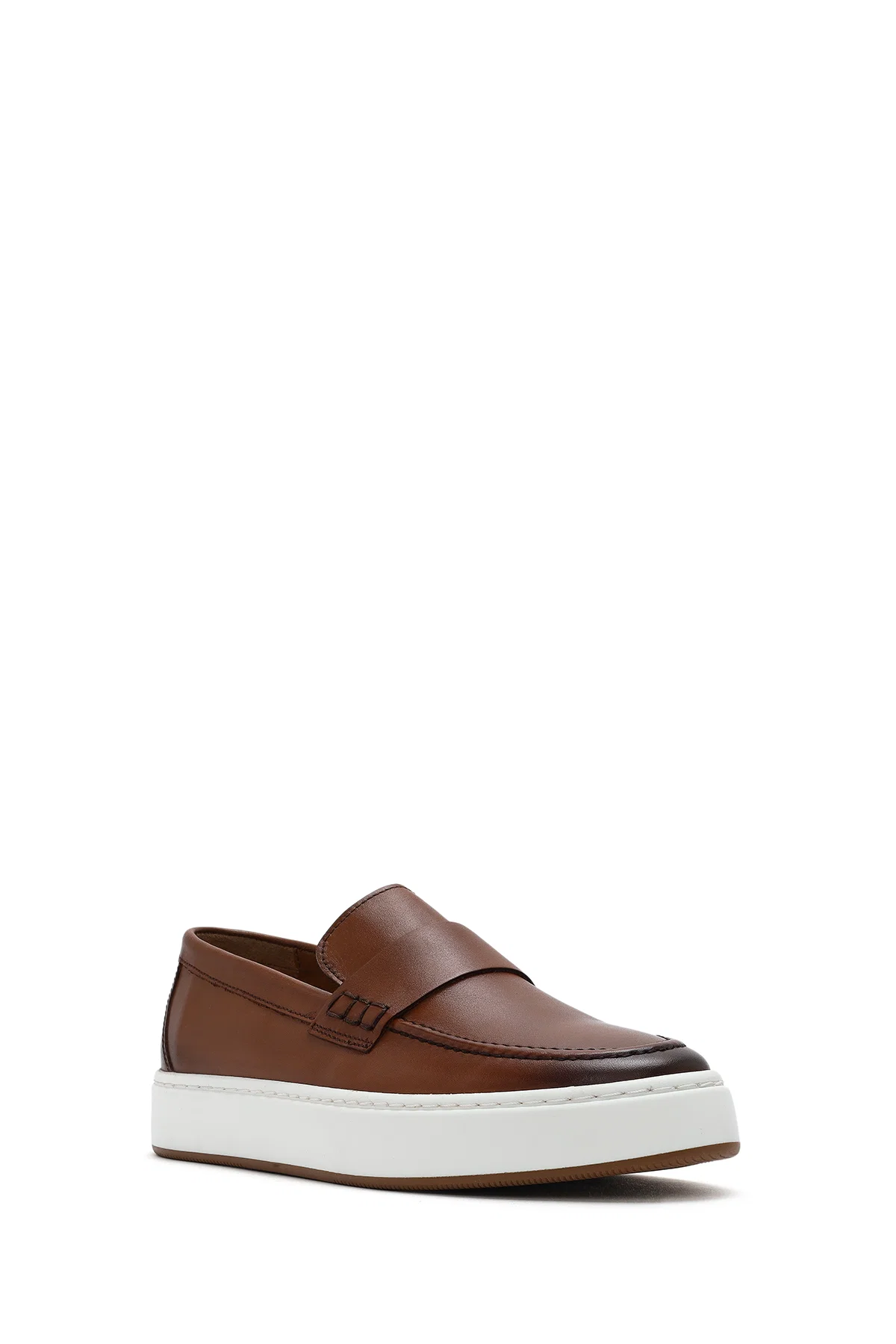Erkek Taba Deri Loafer - Image 6