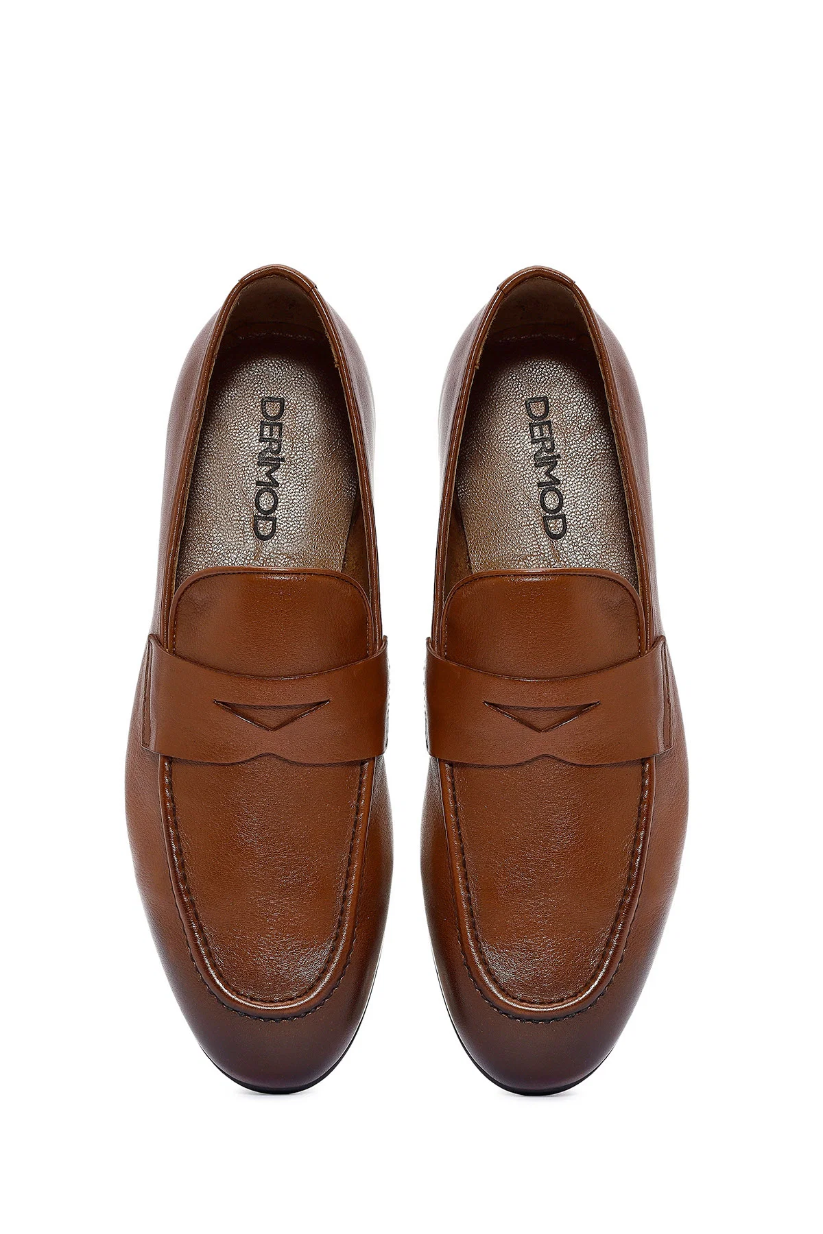 Erkek Taba Deri Loafer - Image 7