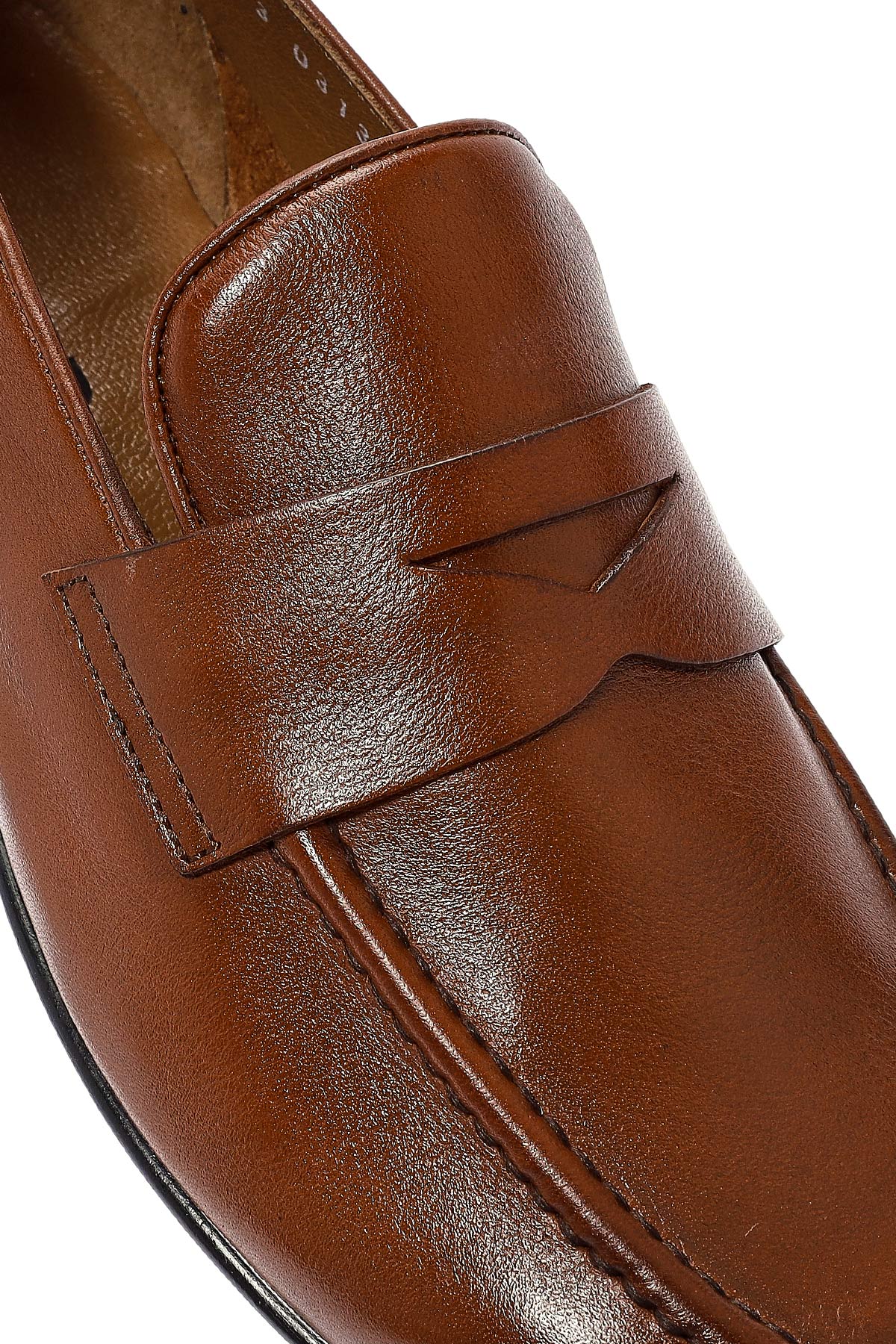 Erkek Taba Deri Loafer - Image 9