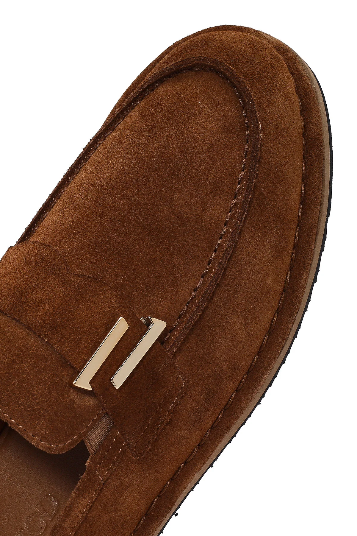 Erkek Taba Süet Deri Casual Loafer - Image 10