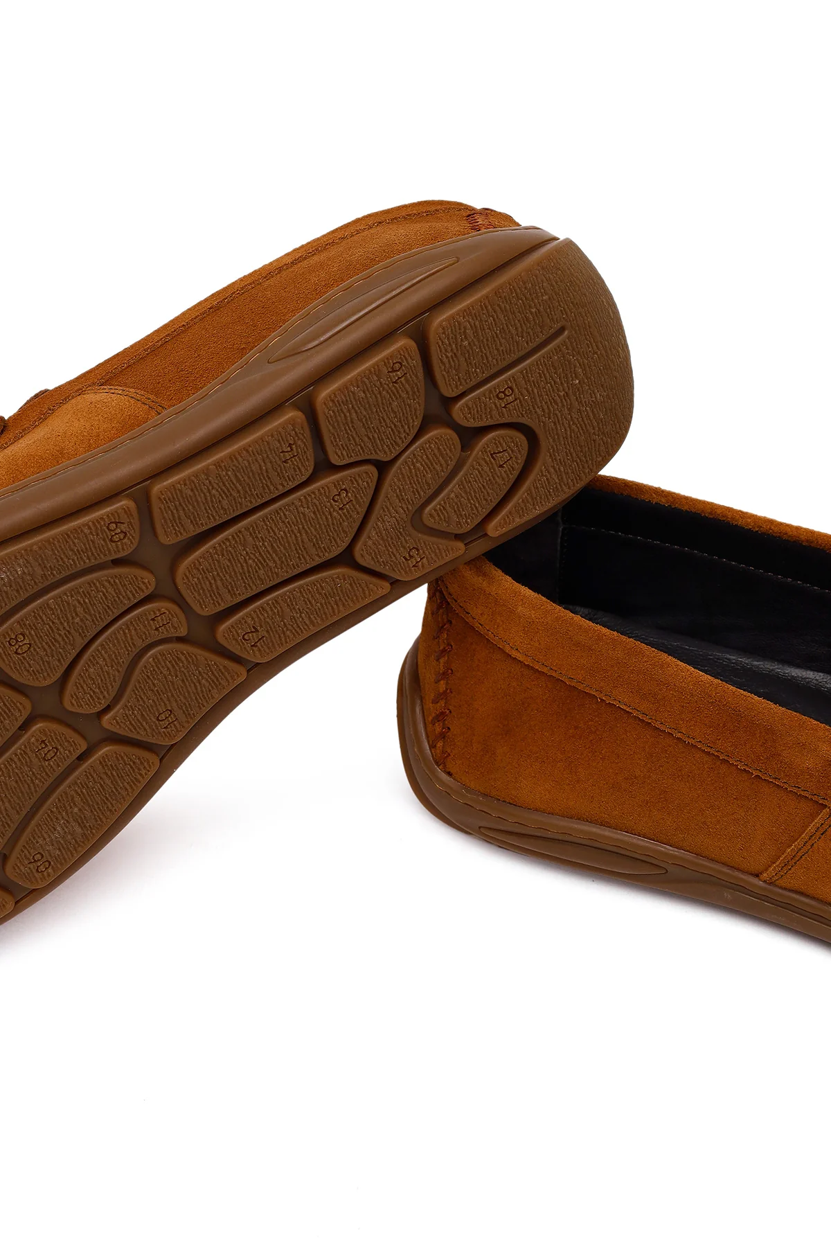 Erkek Taba Süet Deri Casual Loafer - Image 10