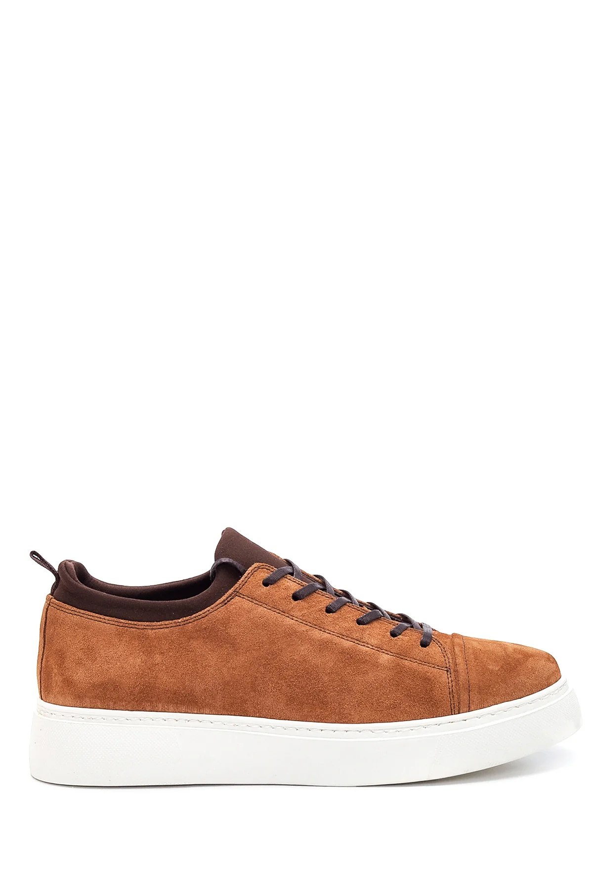 Erkek Taba Süet Deri Sneaker