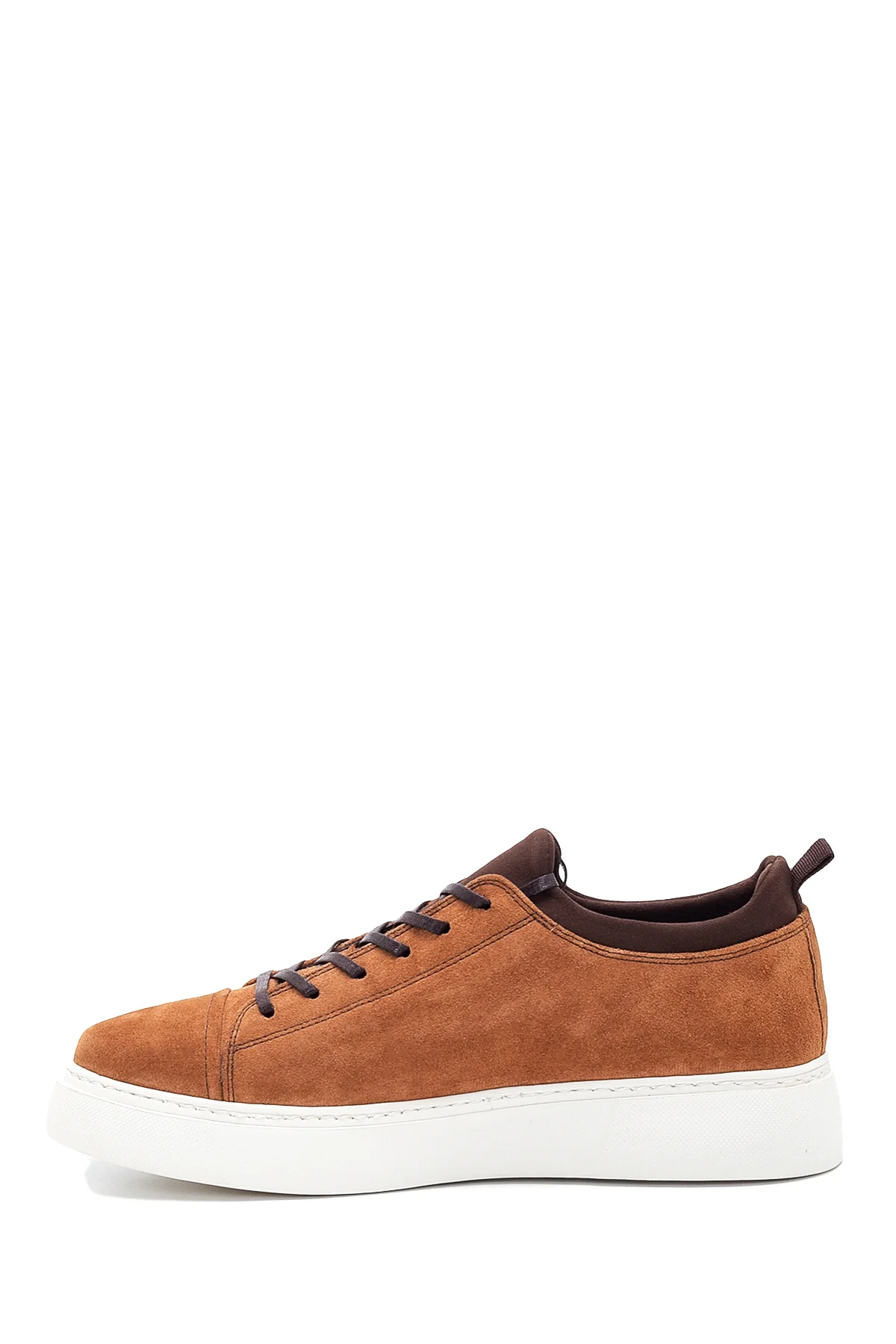 Erkek Taba Süet Deri Sneaker - Image 2