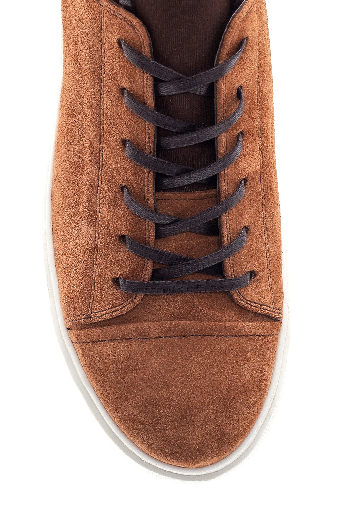 Erkek Taba Süet Deri Sneaker - Image 6