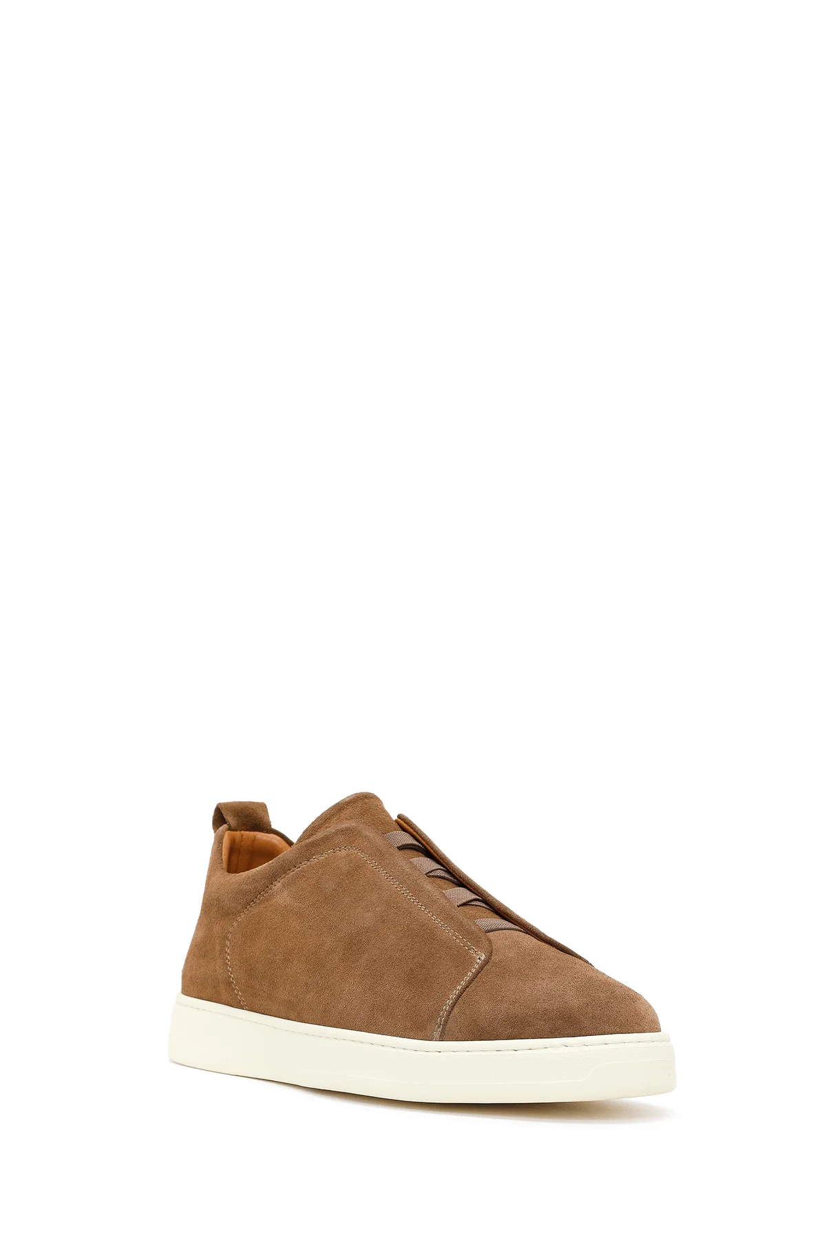 Erkek Taba Süet Deri Sneaker - Image 7