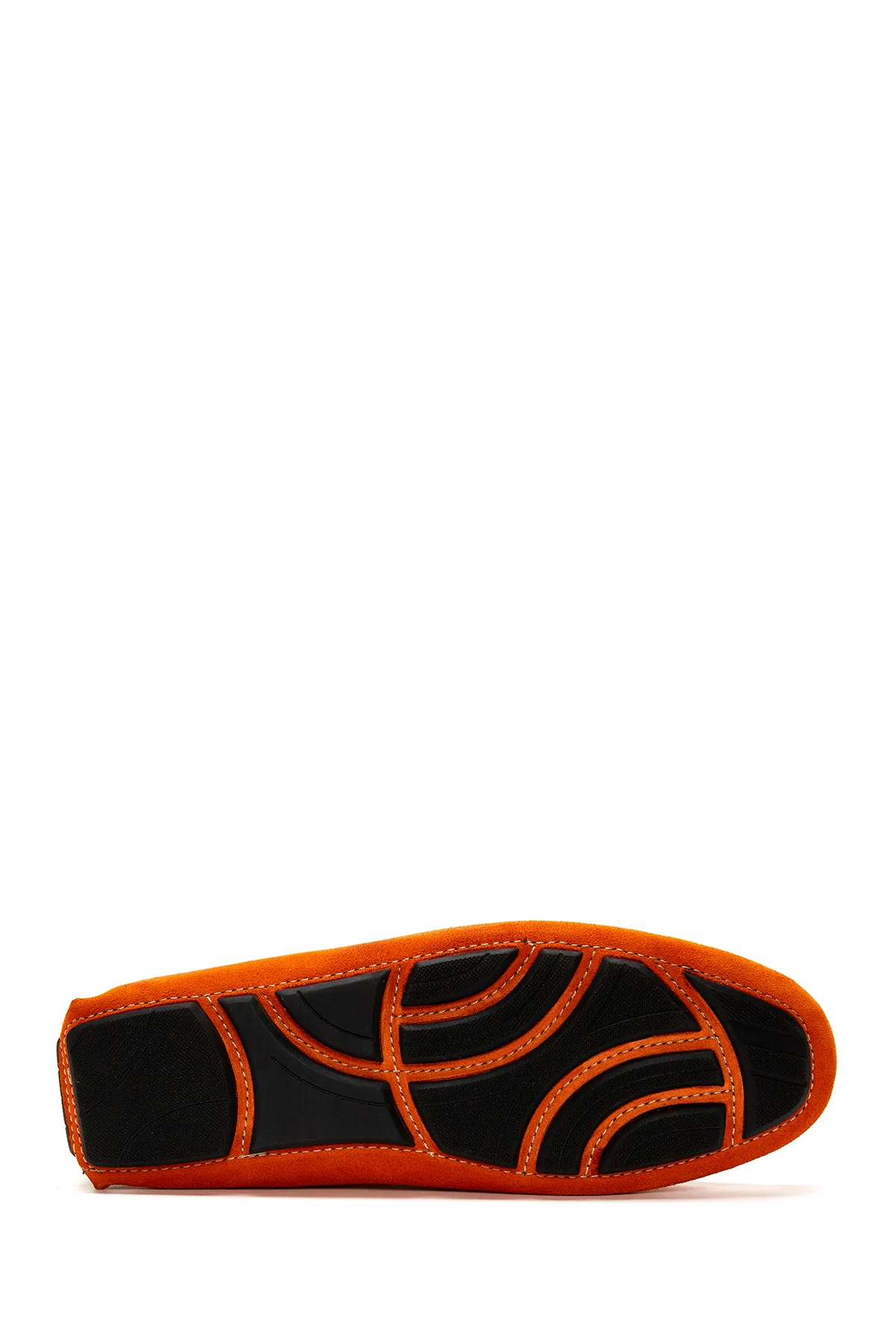 Erkek Turuncu Süet Deri Loafer - Image 4