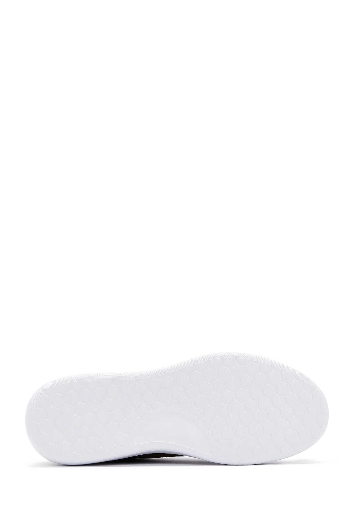 Erkek Vizon Bağcıklı Kalın Tabanlı Süet Deri Sneaker - Image 4