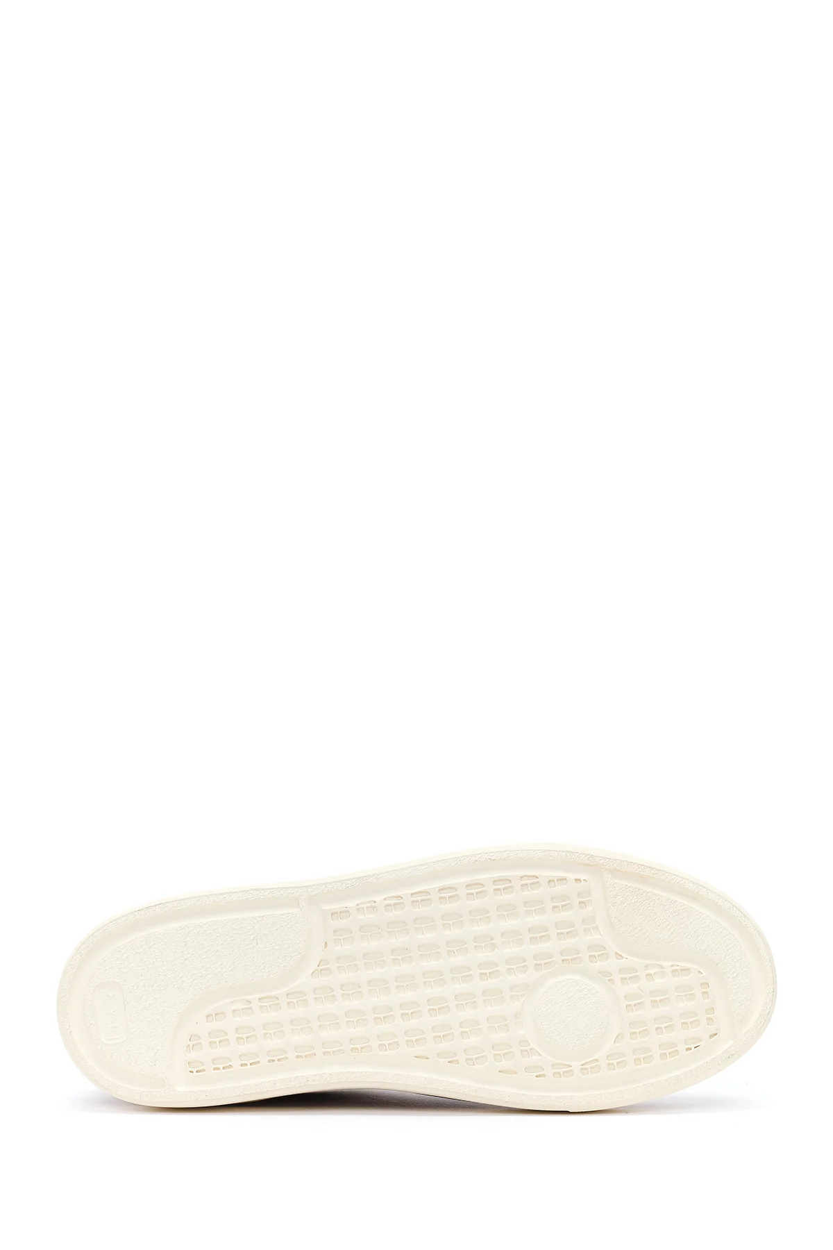 Erkek Vizon Bağcıklı Kalın Tabanlı Süet Deri Sneaker - Image 5