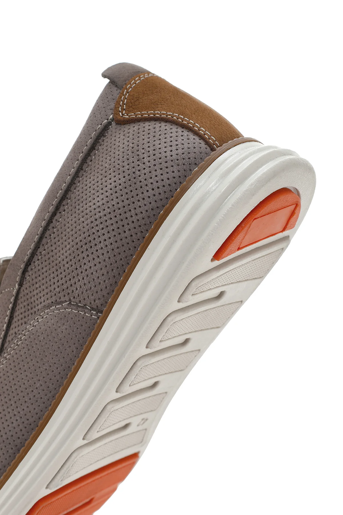 Erkek Vizon Nubuk Deri Casual Loafer - Image 8