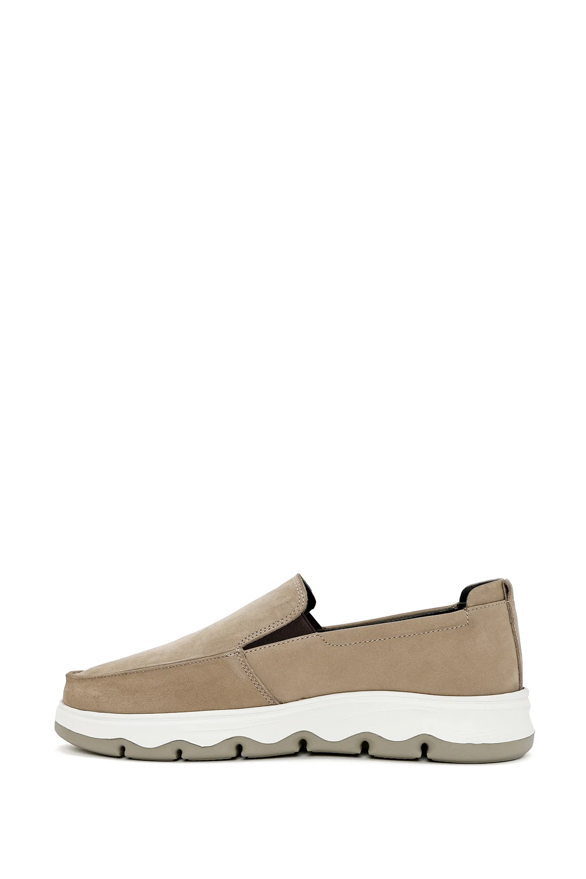 Erkek Vizon Nubuk Deri Comfort Loafer - Image 2
