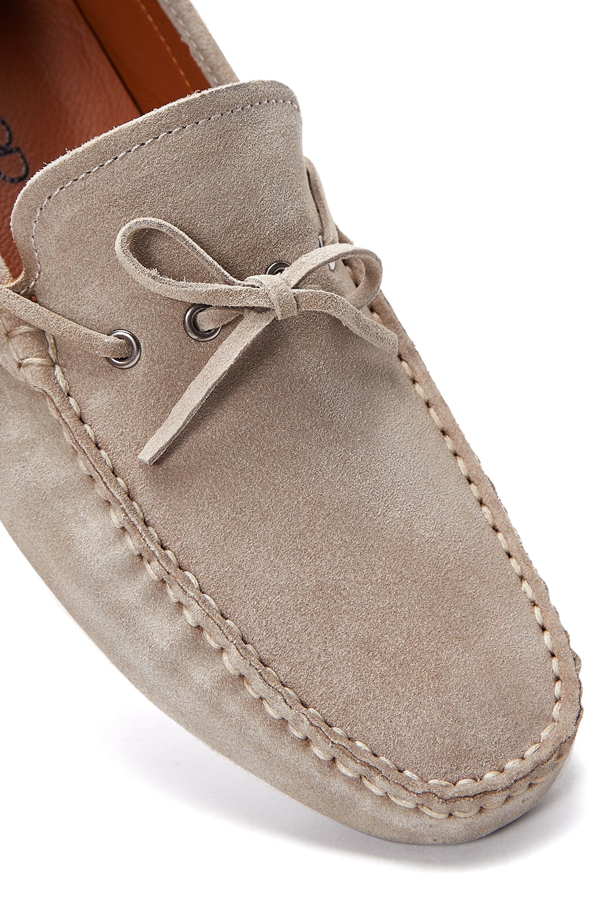 Erkek Vizon Süet Deri Casual Loafer - Image 7