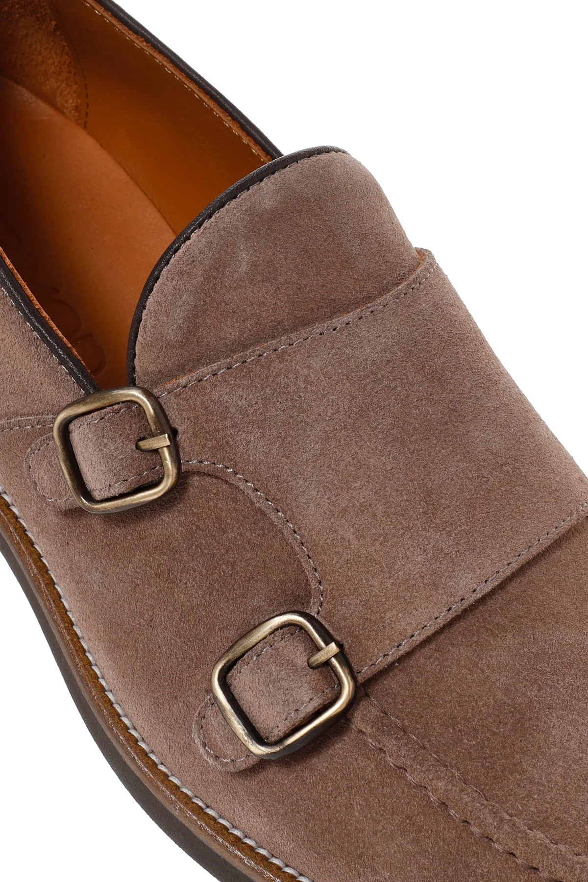 Erkek Vizon Süet Deri Casual Loafer - Image 11