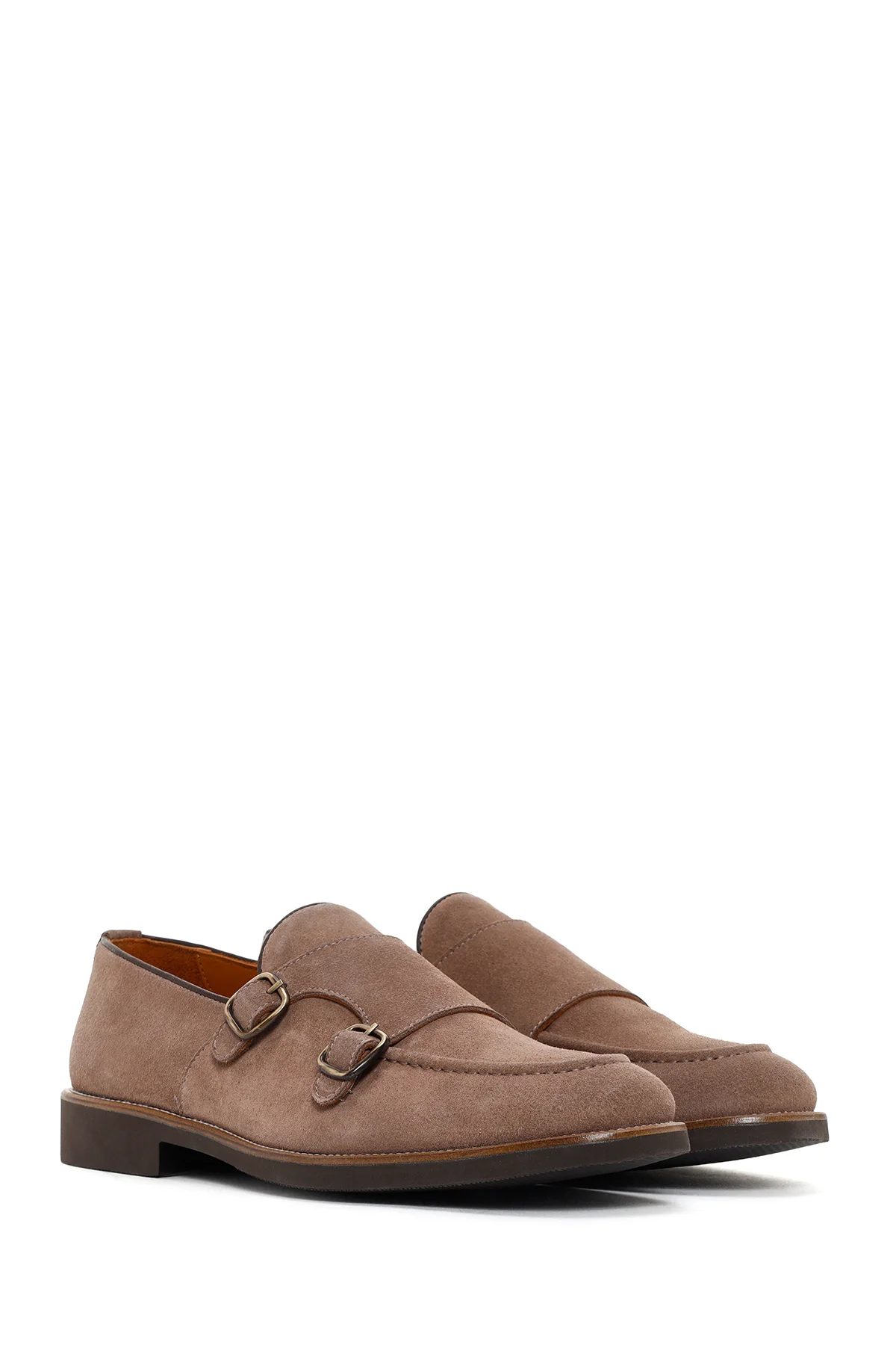 Erkek Vizon Süet Deri Casual Loafer - Image 4