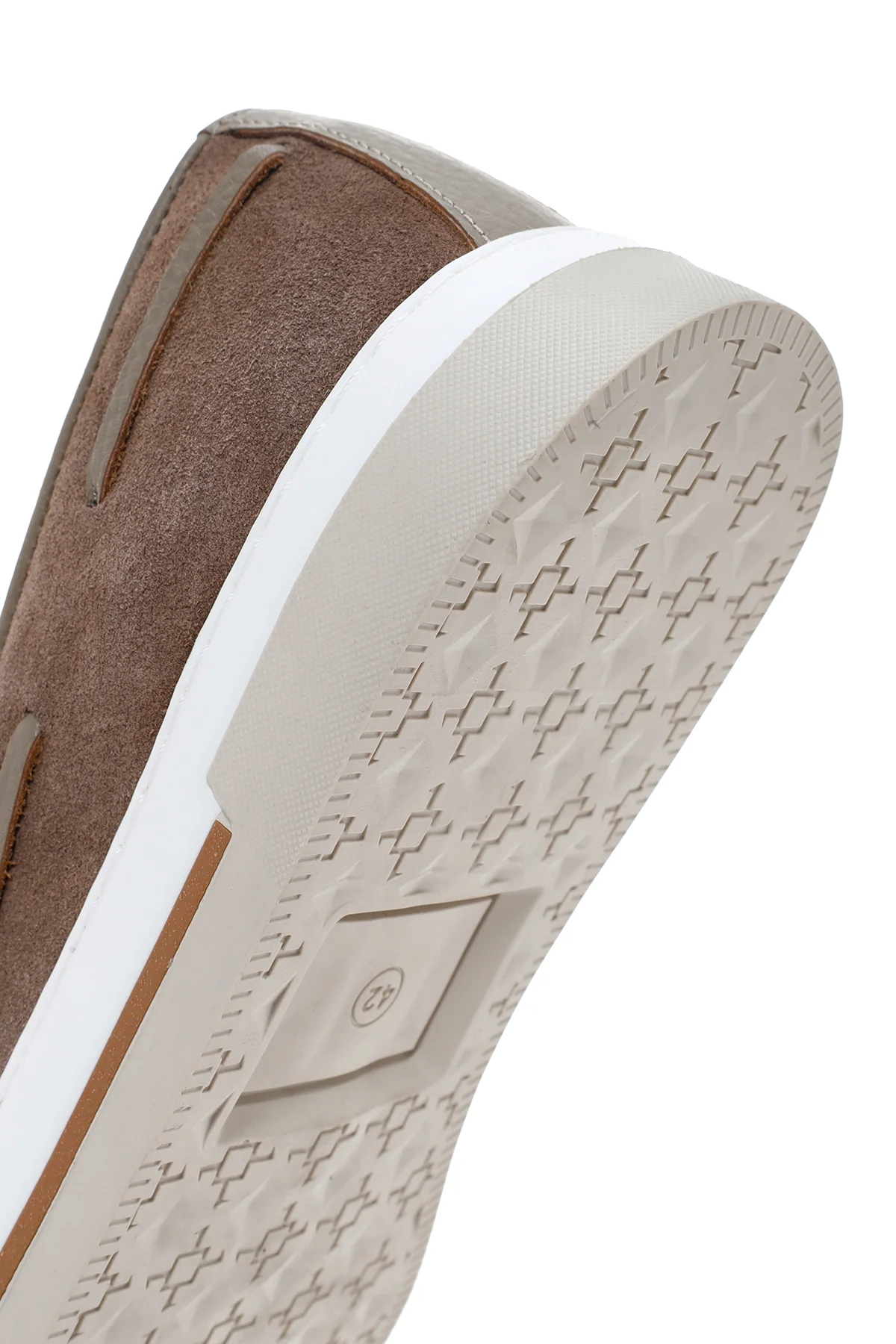 Erkek Vizon Süet Deri Casual Loafer - Image 9