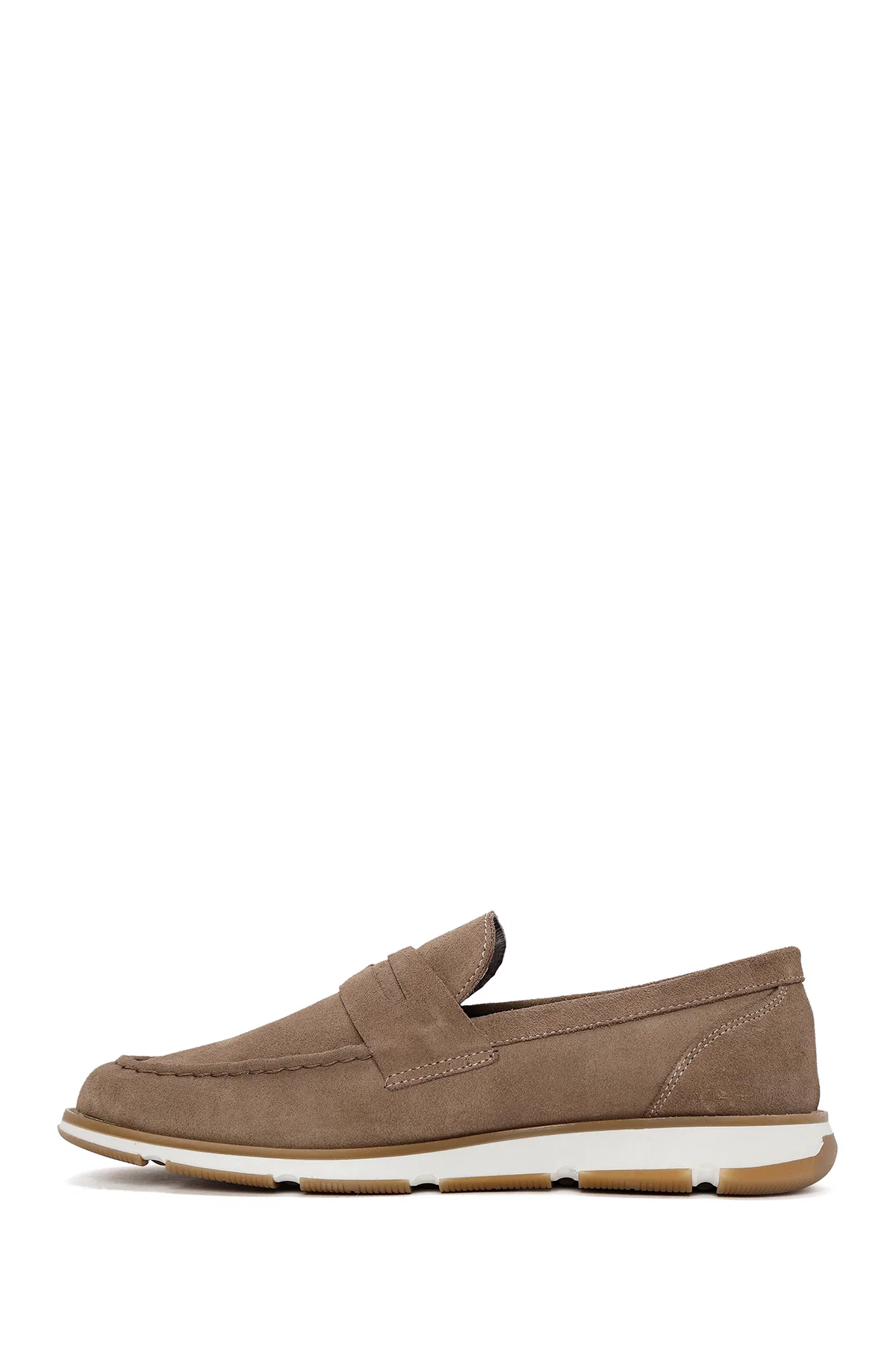 Erkek Vizon Süet Deri Casual Loafer - Image 2