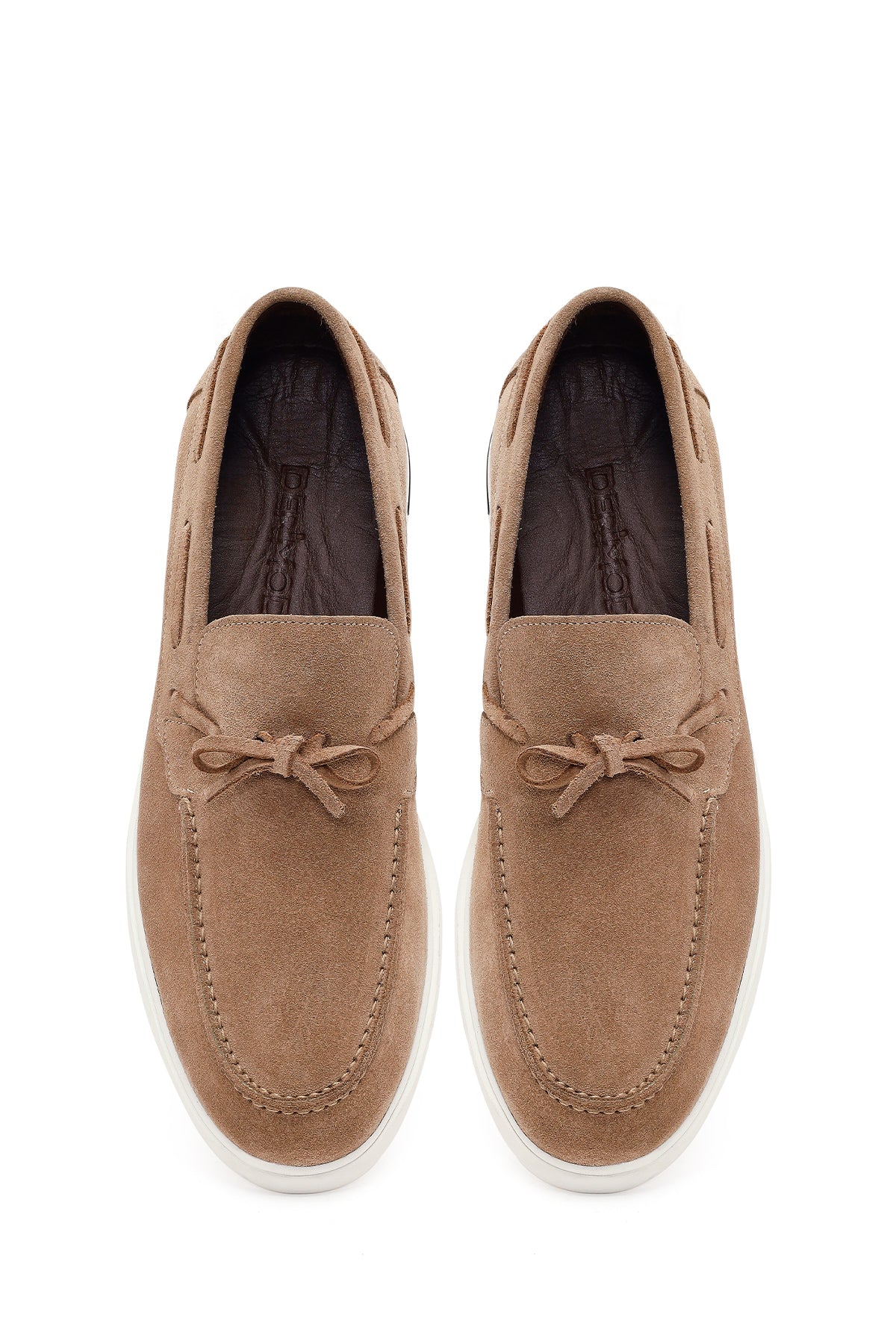 Erkek Vizon Süet Deri Casual Loafer - Image 5