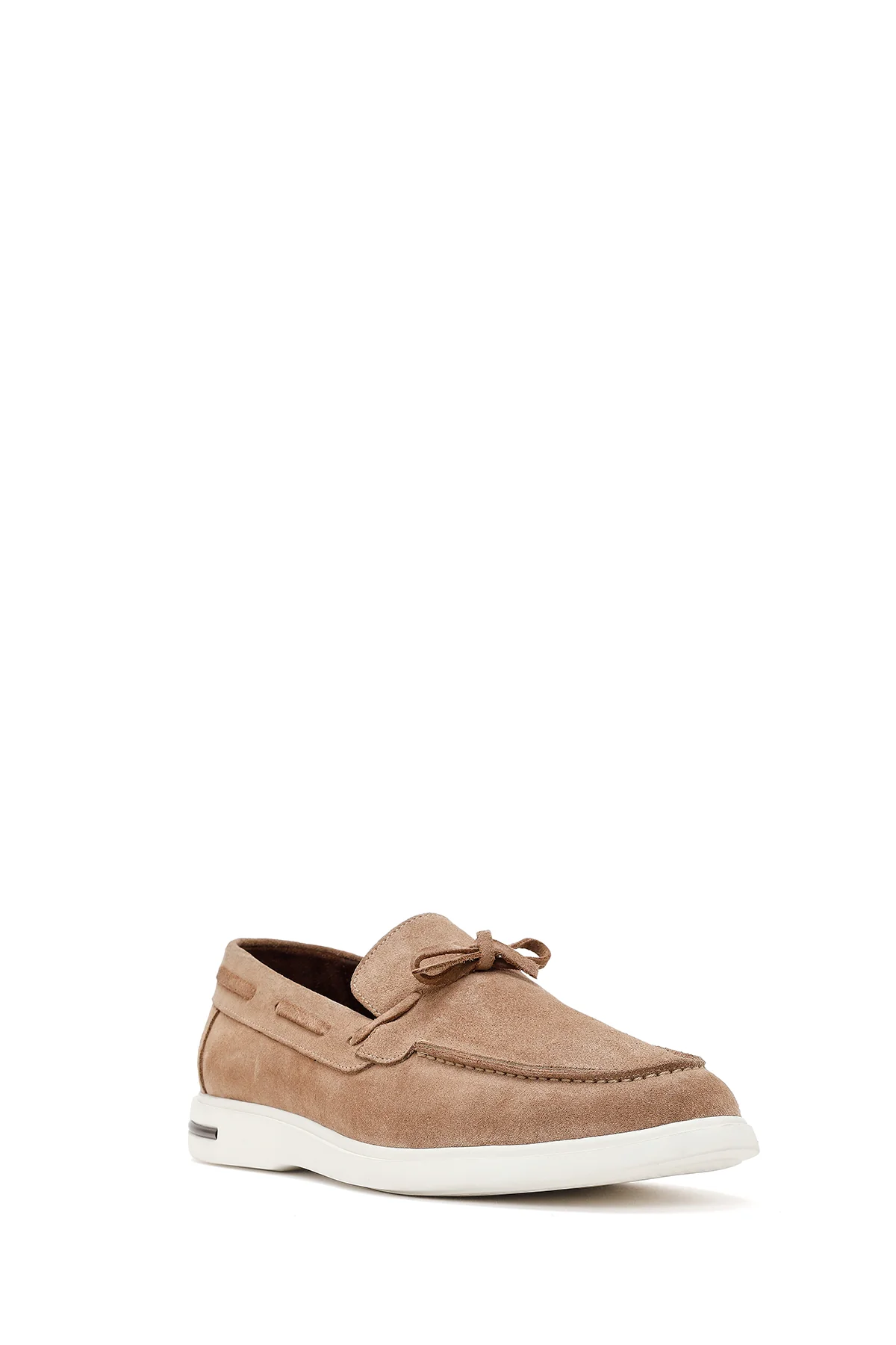 Erkek Vizon Süet Deri Casual Loafer - Image 8