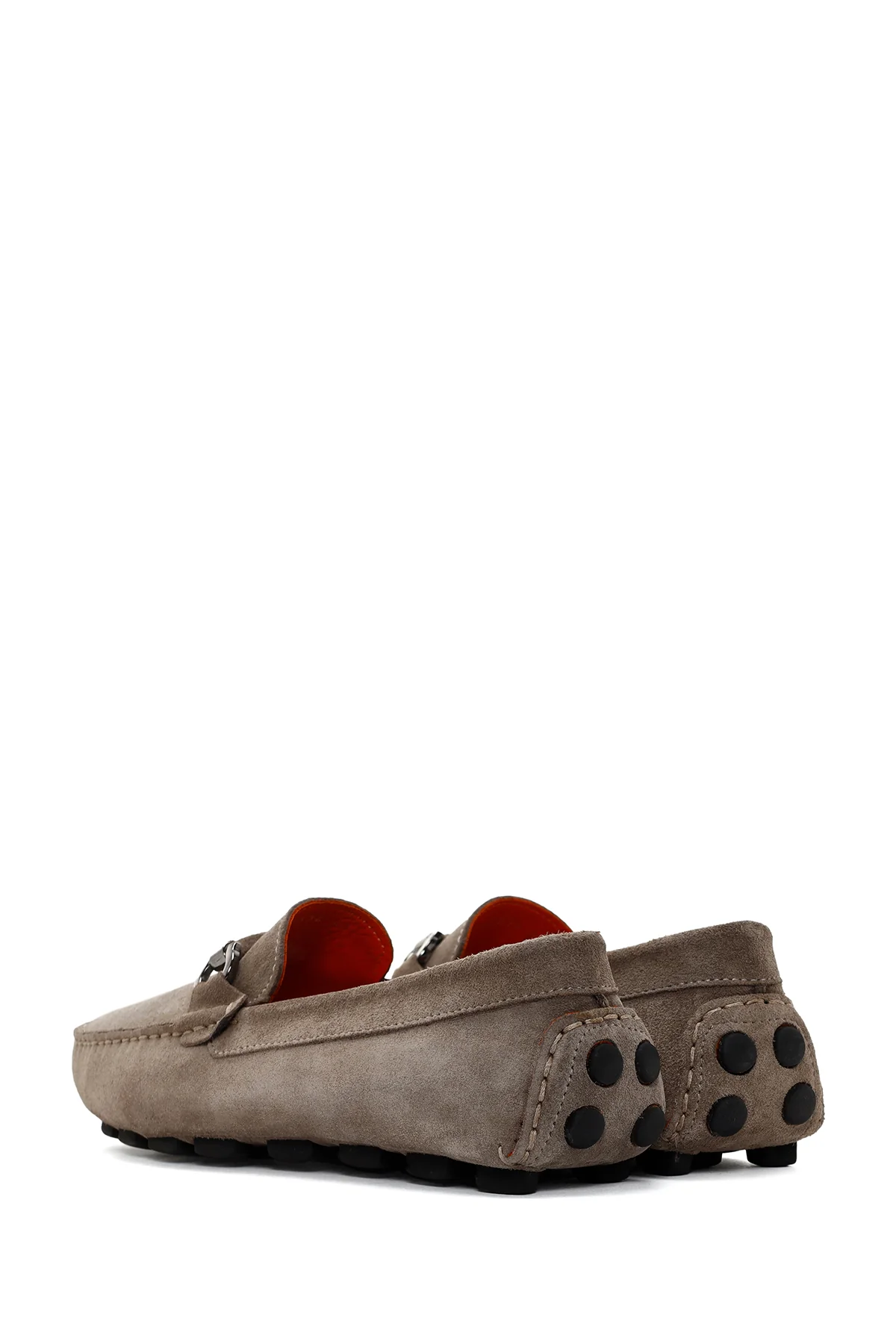 Erkek Vizon Süet Deri Loafer - Image 5