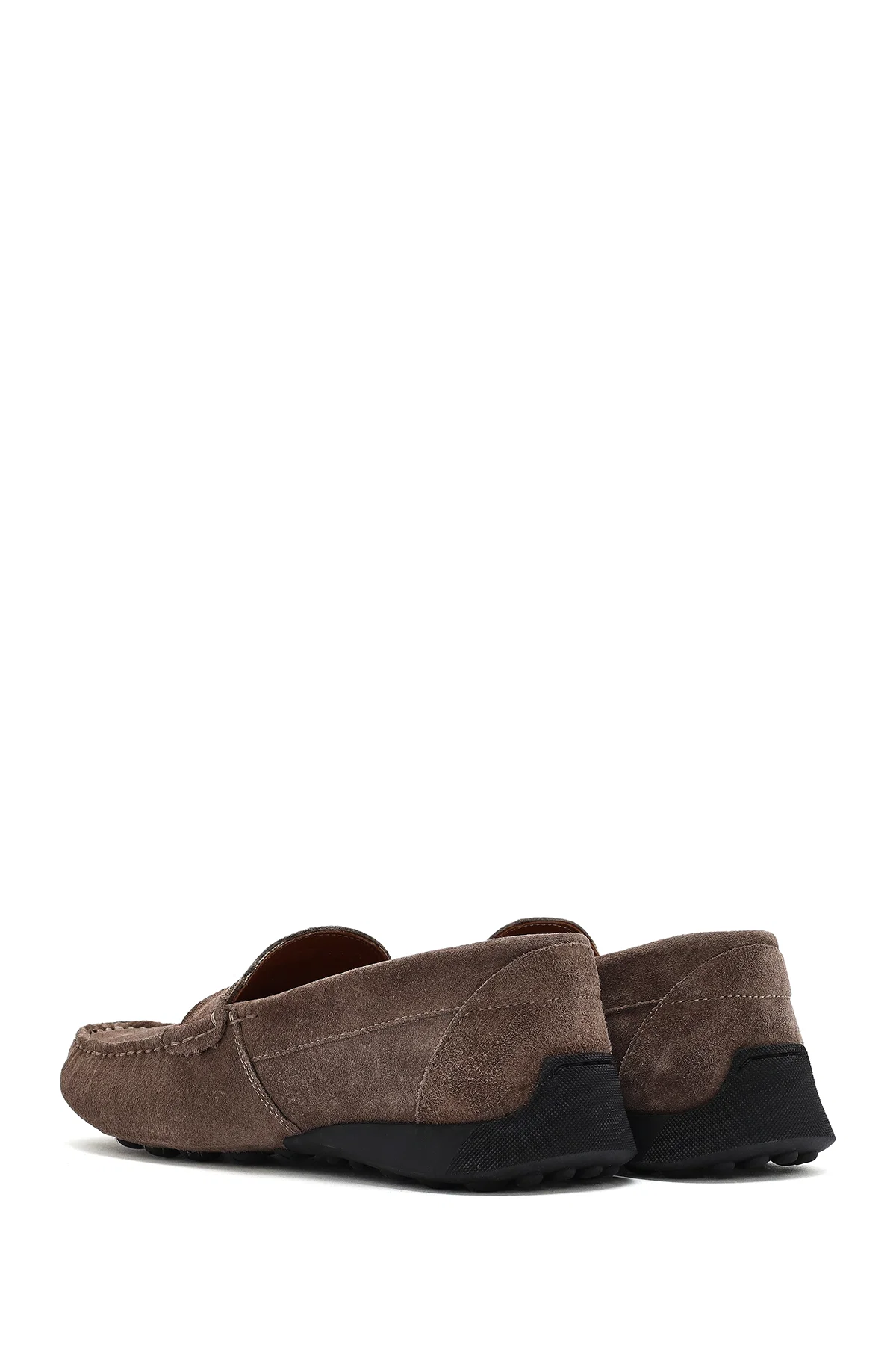 Erkek Vizon Süet Deri Loafer - Image 5