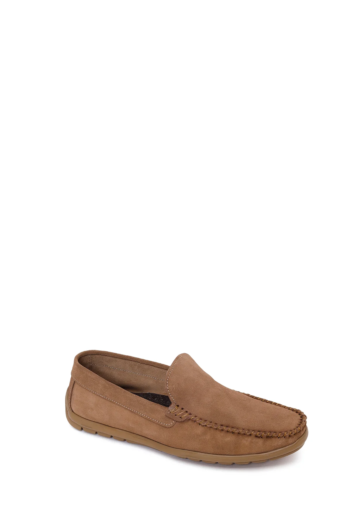 Erkek Vizon Süet Deri Loafer - Image 7