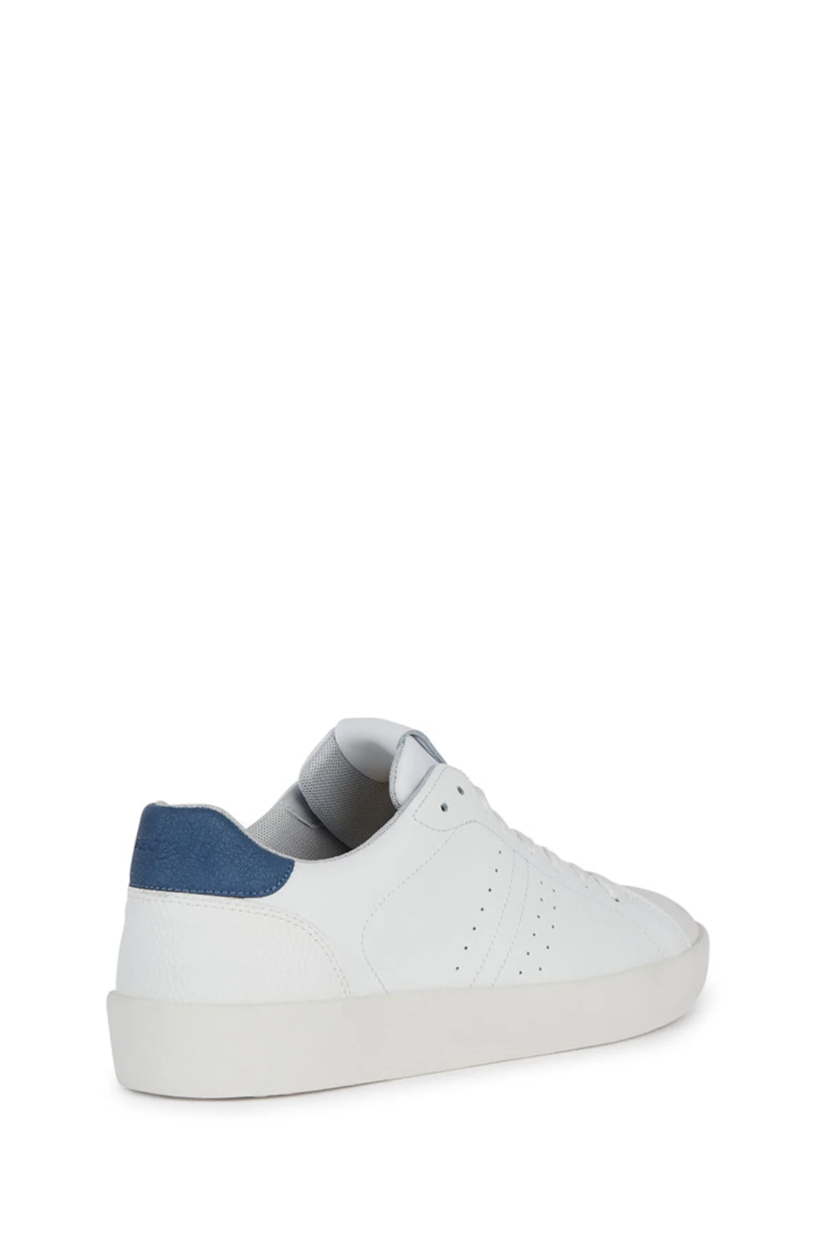 Geox Erkek Beyaz Bağcıklı Deri Sneaker - Image 4