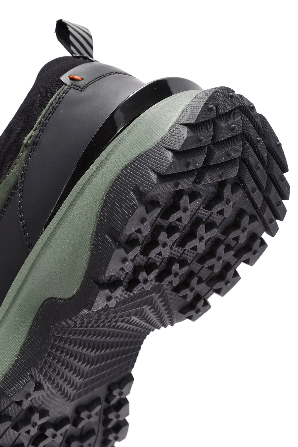 Erkek Yeşil Bağcıklı Nubuk Deri Sneaker - Image 8