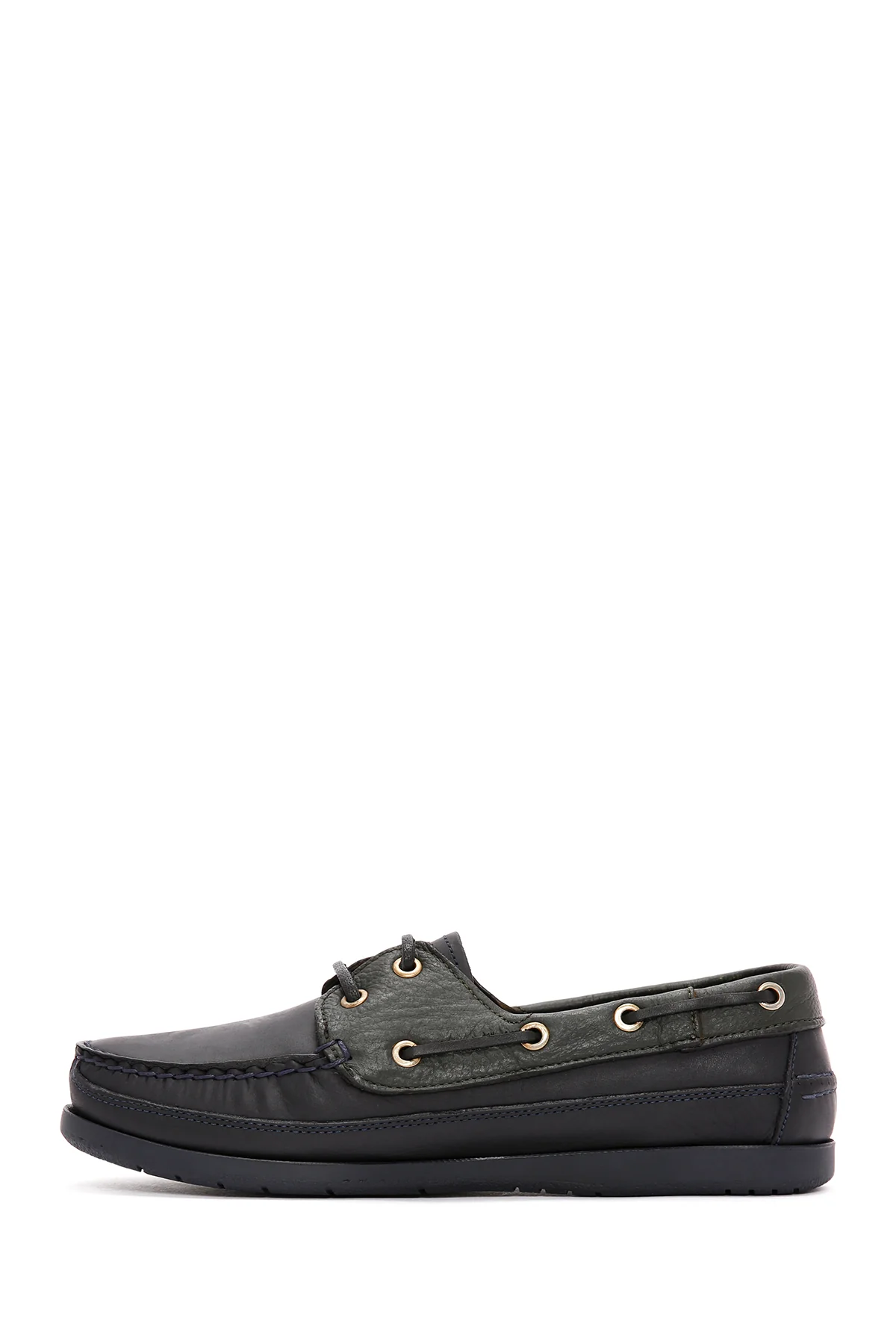 Erkek Yeşil Deri Comfort Loafer - Image 2