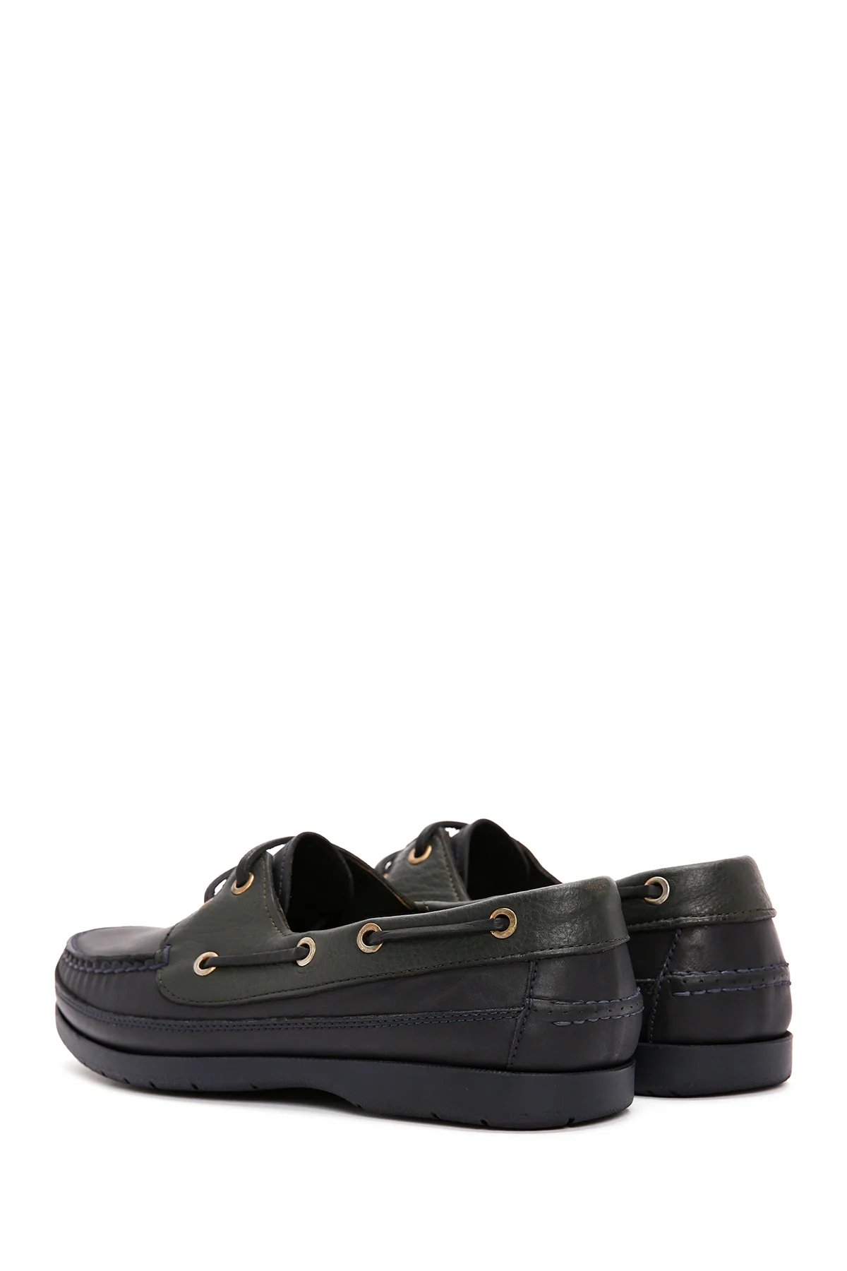 Erkek Yeşil Deri Comfort Loafer - Image 5