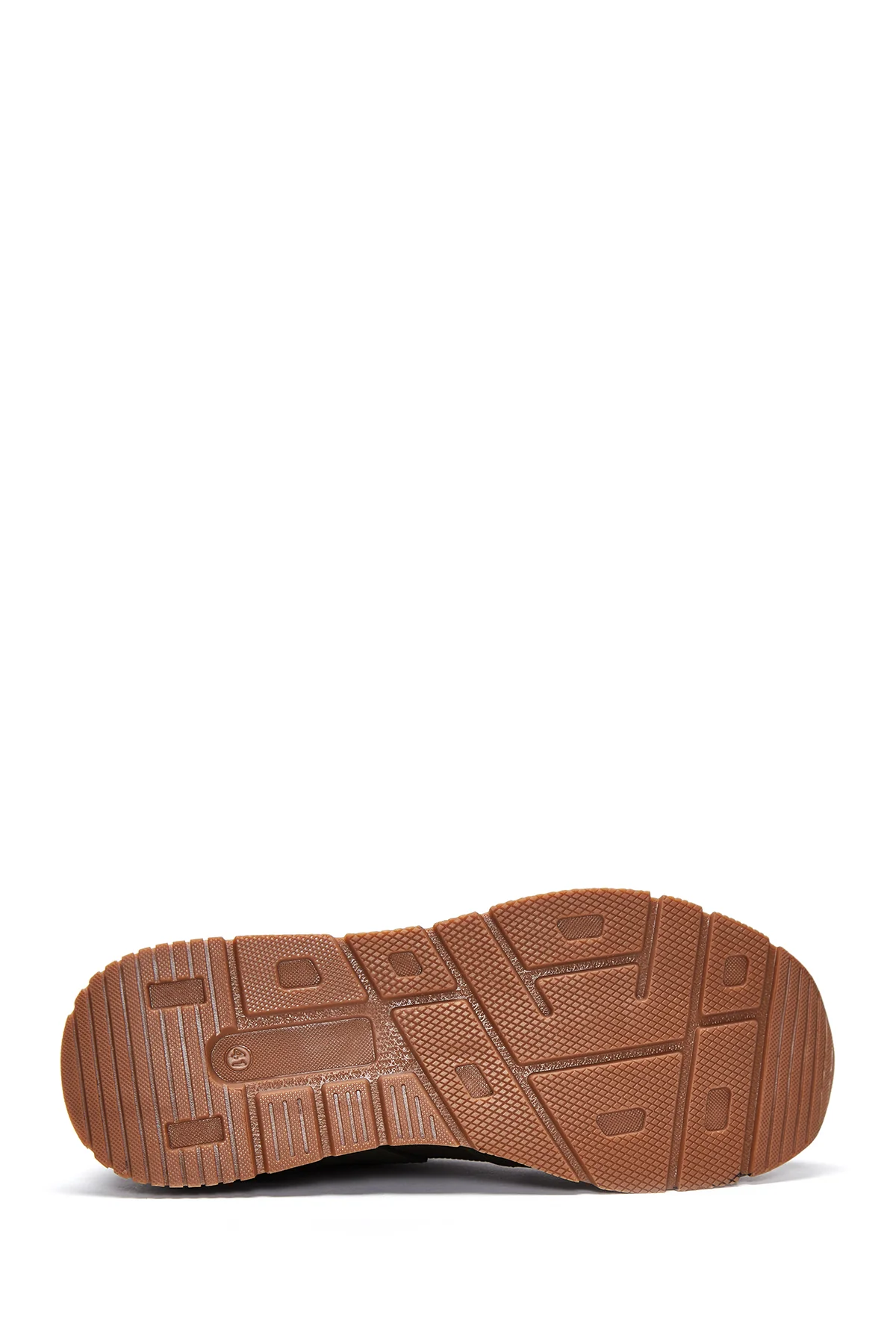 Erkek Yeşil Deri Sneaker - Image 4