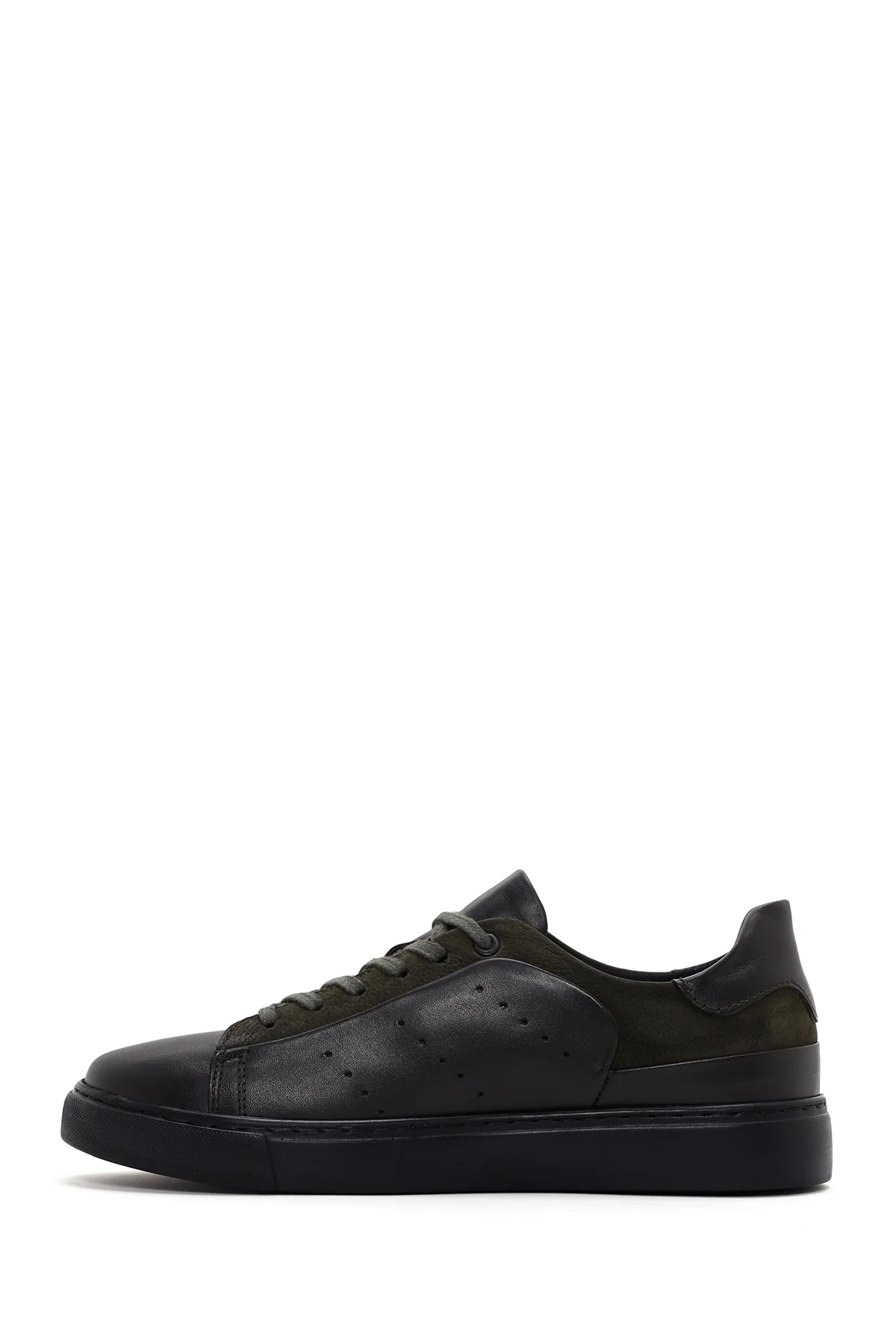 Erkek Yeşil  Deri Sneaker - Image 2