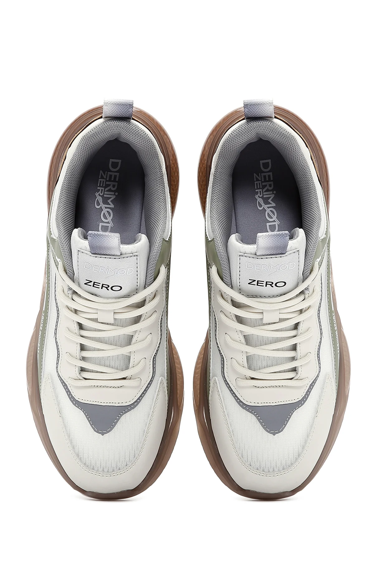 Erkek Yeşil Kalın Tabanlı Sneaker - Image 6