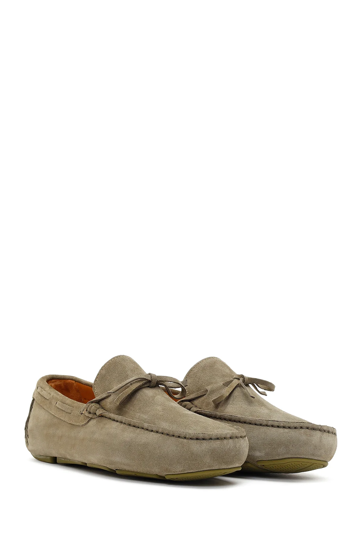 Erkek Yeşil Süet Deri Loafer - Image 2