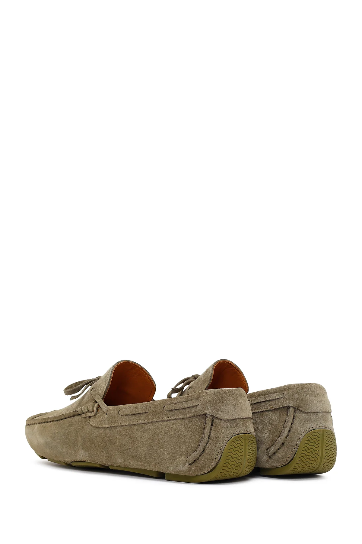 Erkek Yeşil Süet Deri Loafer - Image 6