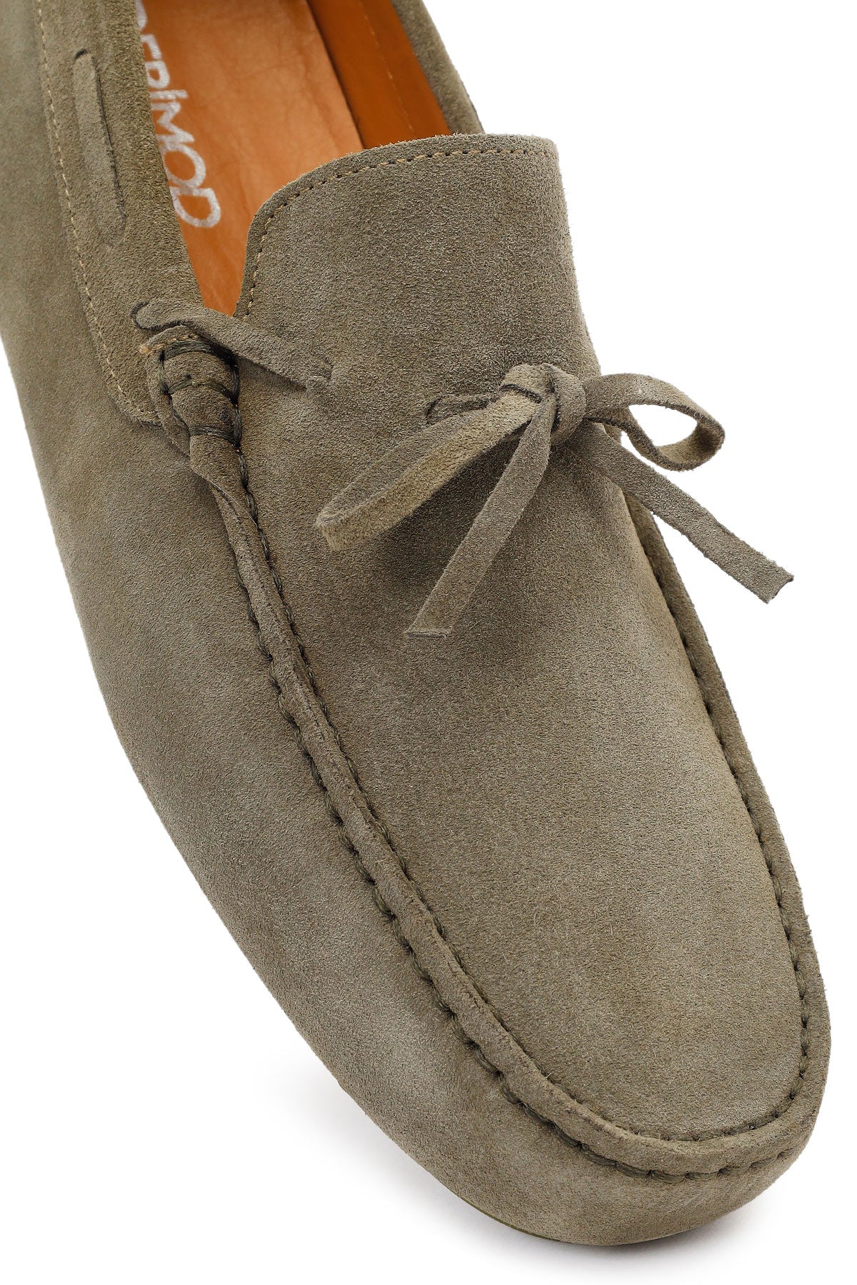Erkek Yeşil Süet Deri Loafer - Image 9