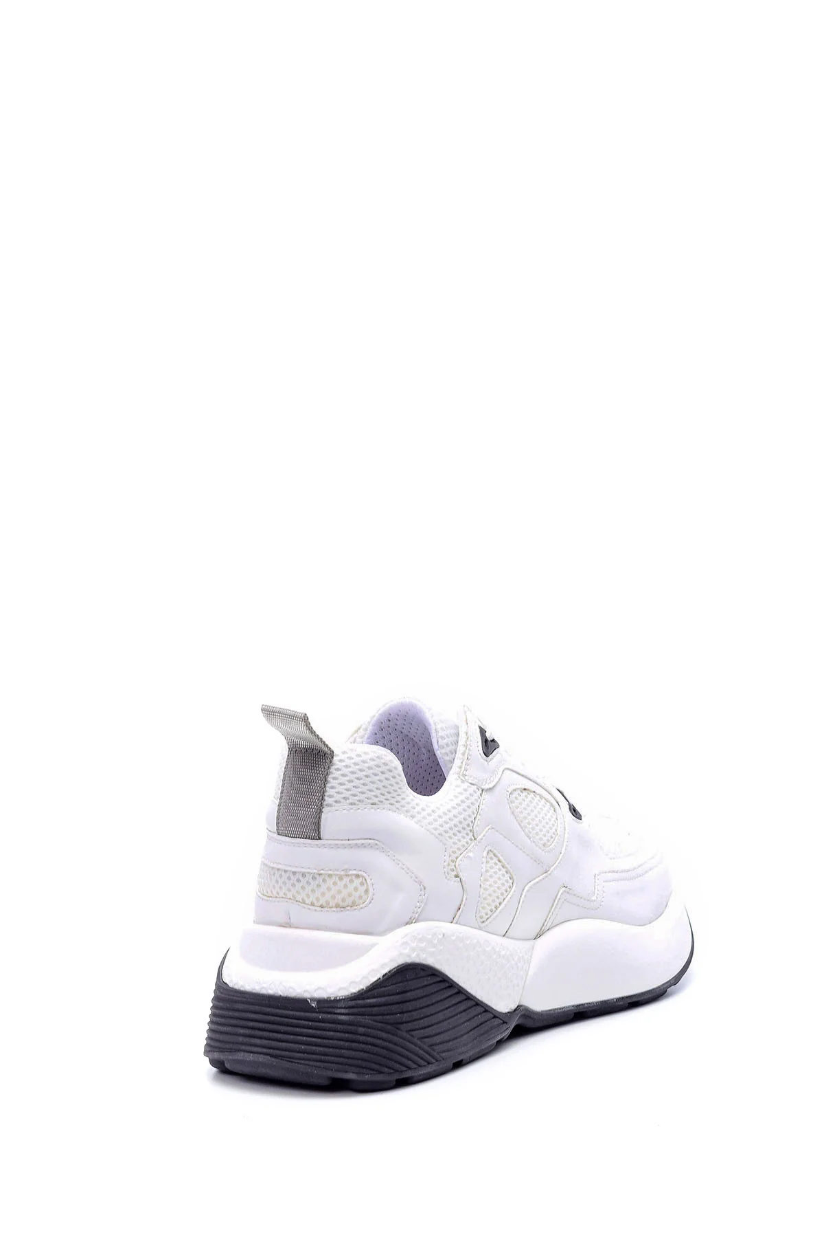 Erkek Yüksek Tabanlı Deri Sneaker - Image 5