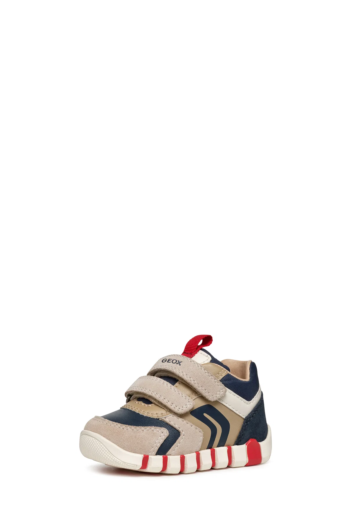 Geox Erkek Bebek Bej Iupidoo Bantlı Deri Sneaker - Image 3