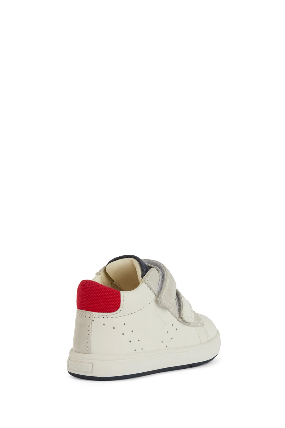 Geox Erkek Bebek Beyaz Biglia Bantlı Deri Sneaker - Image 4