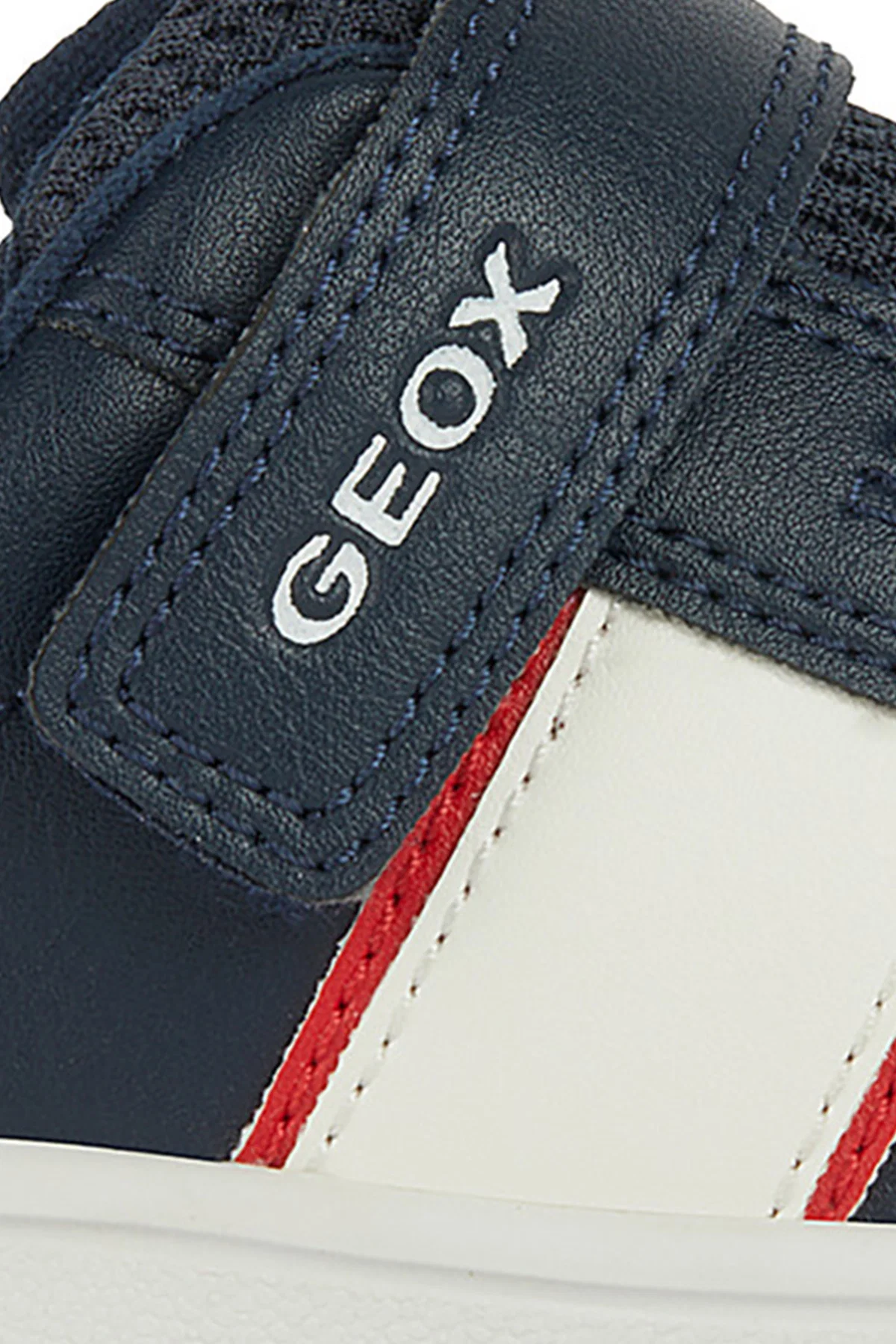 Geox Erkek Bebek Lacivert B Eclyper A - Synt. Lea Çift Bantlı Sneaker - Image 10