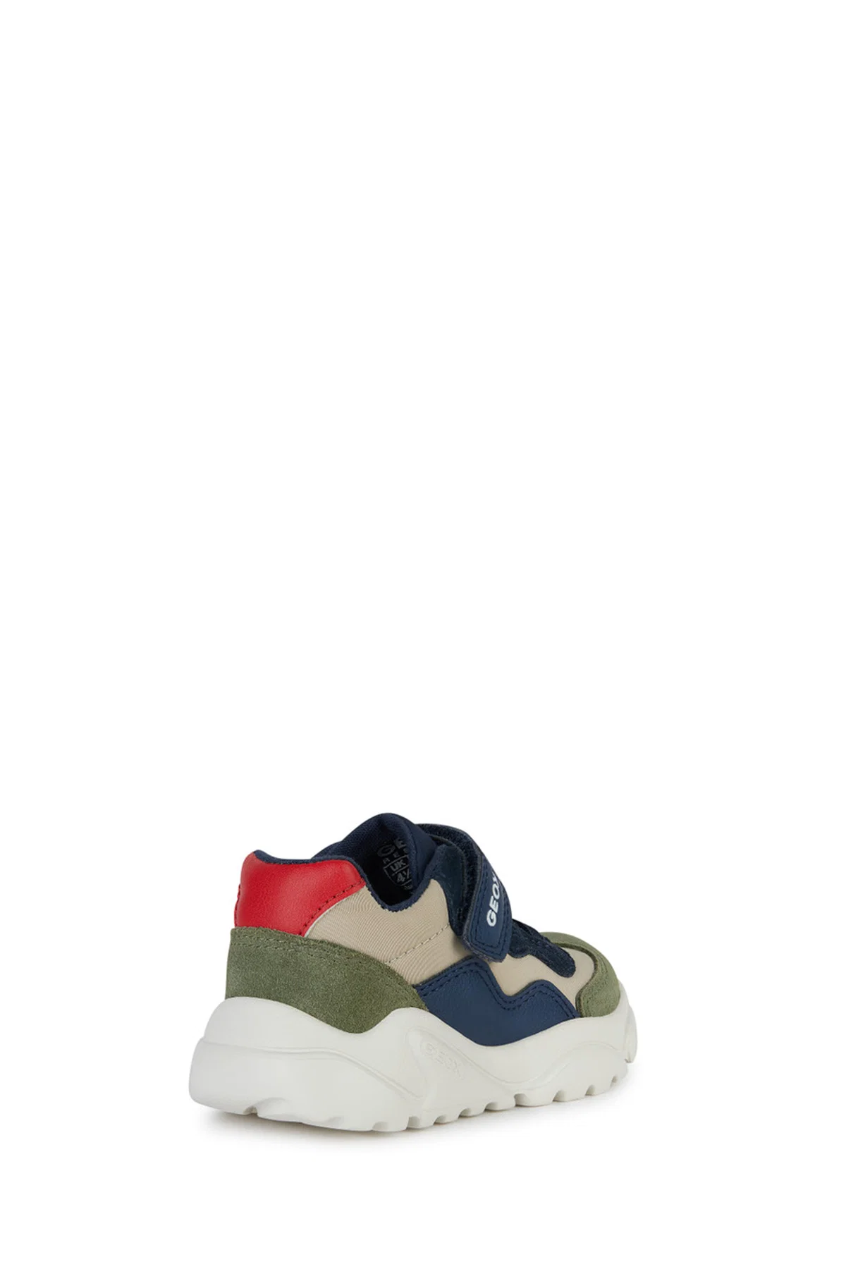 Geox Erkek Bebek Lacivert Ciufciuf Bantlı Süet Sneaker - Image 4