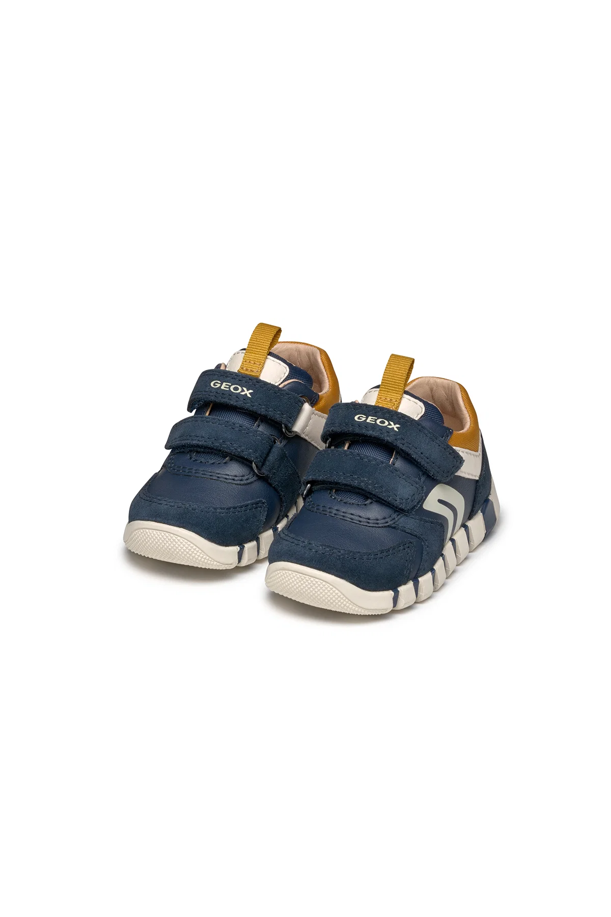 Geox Erkek Bebek Lacivert Iupidoo Bantlı Deri Sneaker - Image 2
