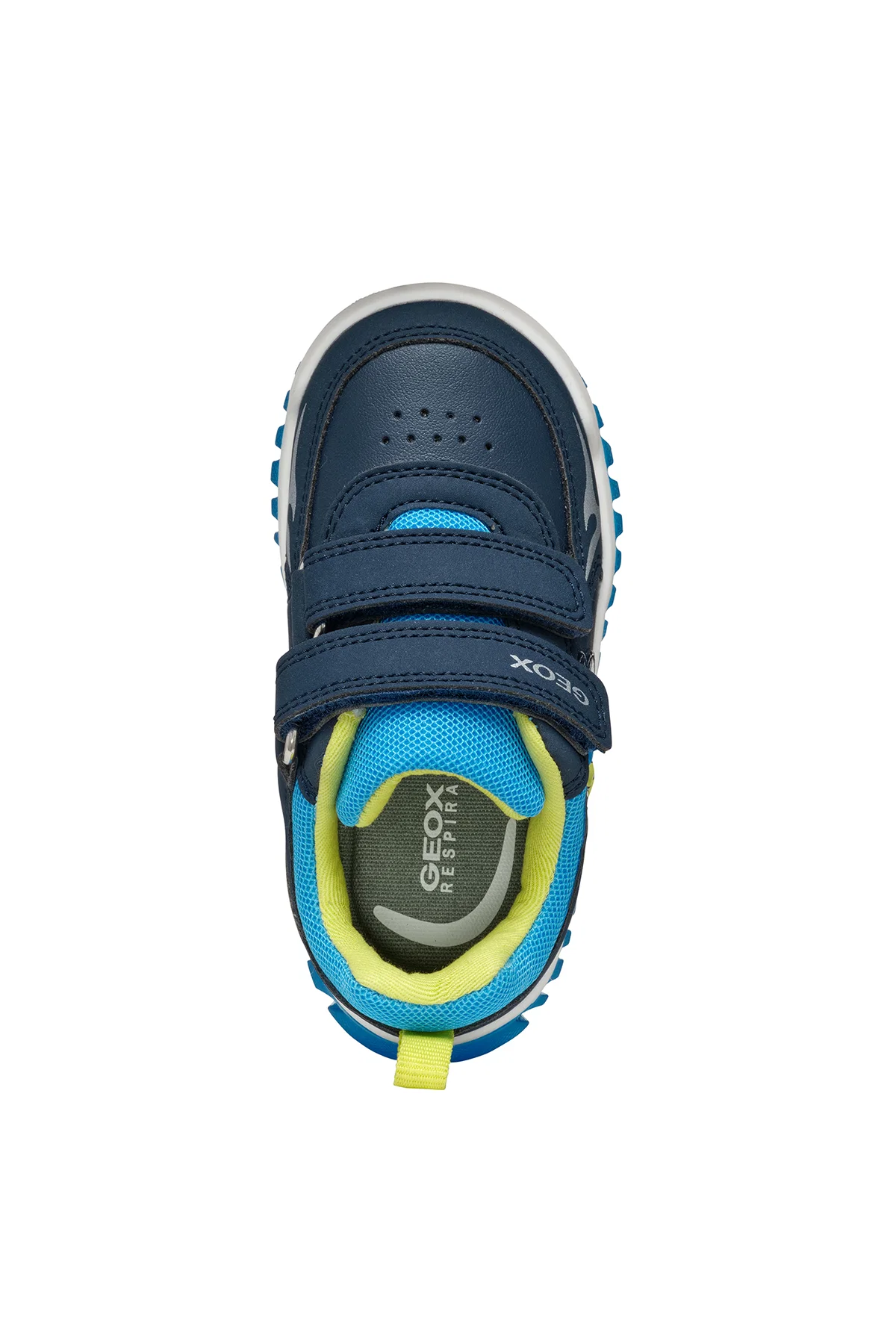 Geox Erkek Bebek Lacivert Lightyloo Bantlı Deri Sneaker - Image 6