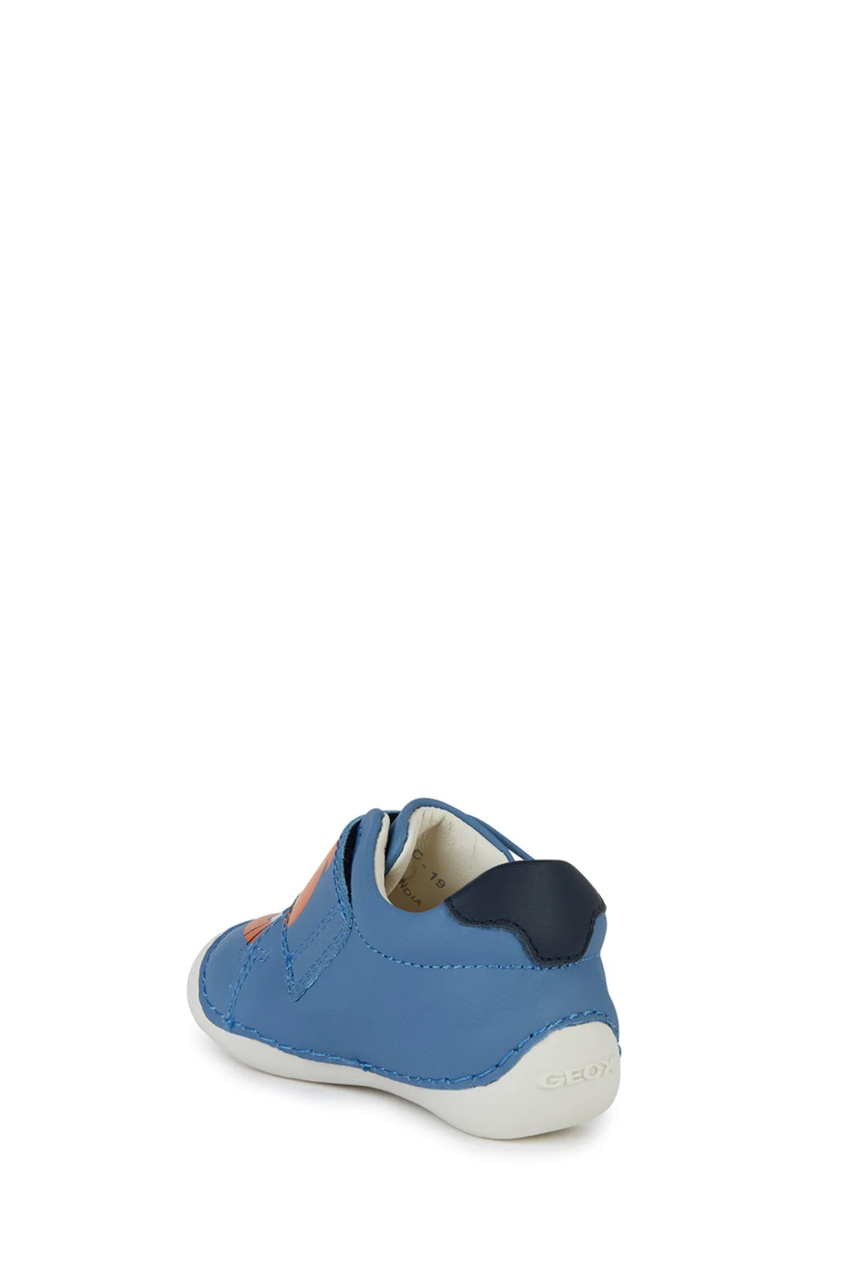 Geox Erkek Bebek Mavi Tutim Bantlı Süet Sneaker - Image 3