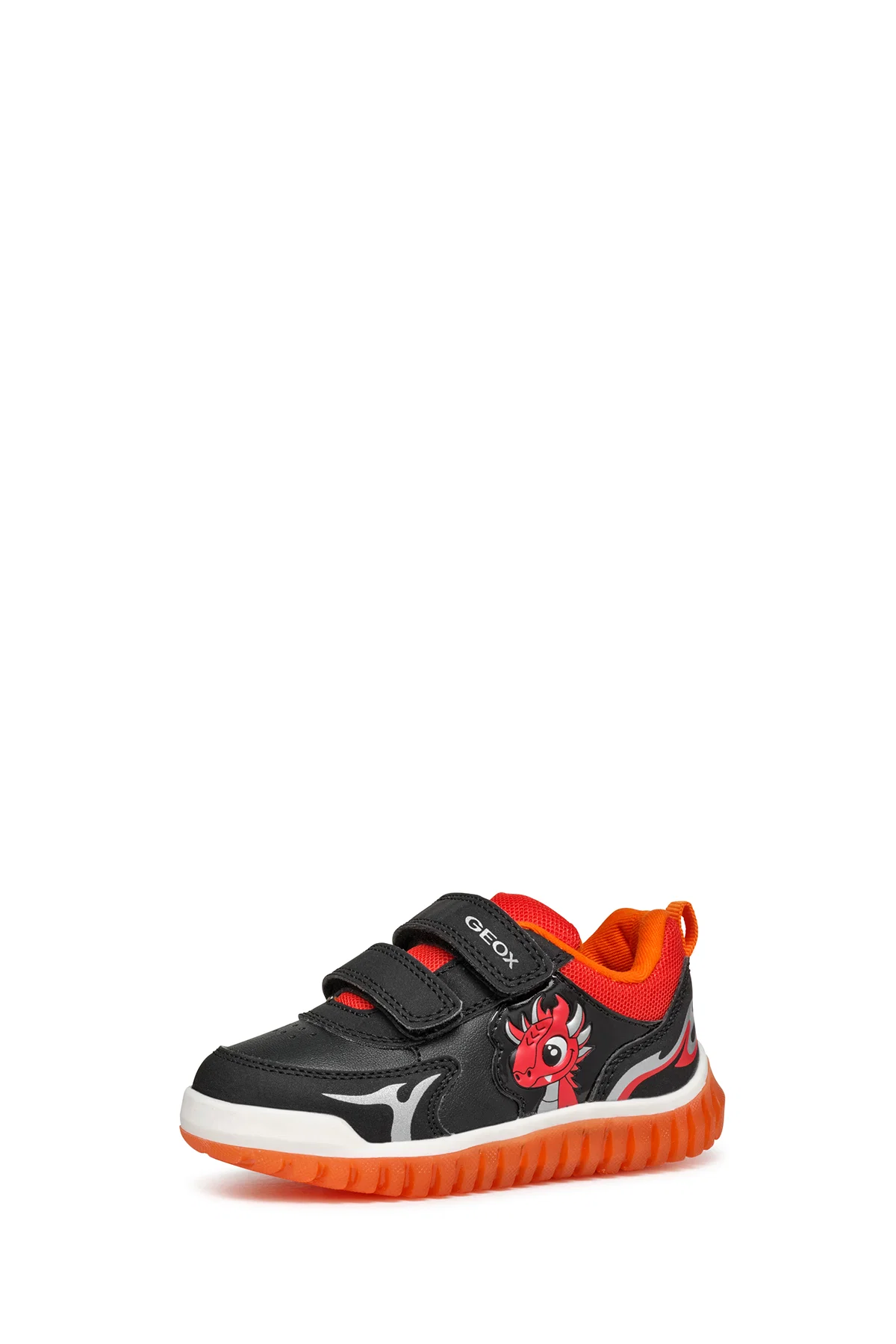 Geox Erkek Bebek Siyah Inek Bantlı Deri Sneaker - Image 3